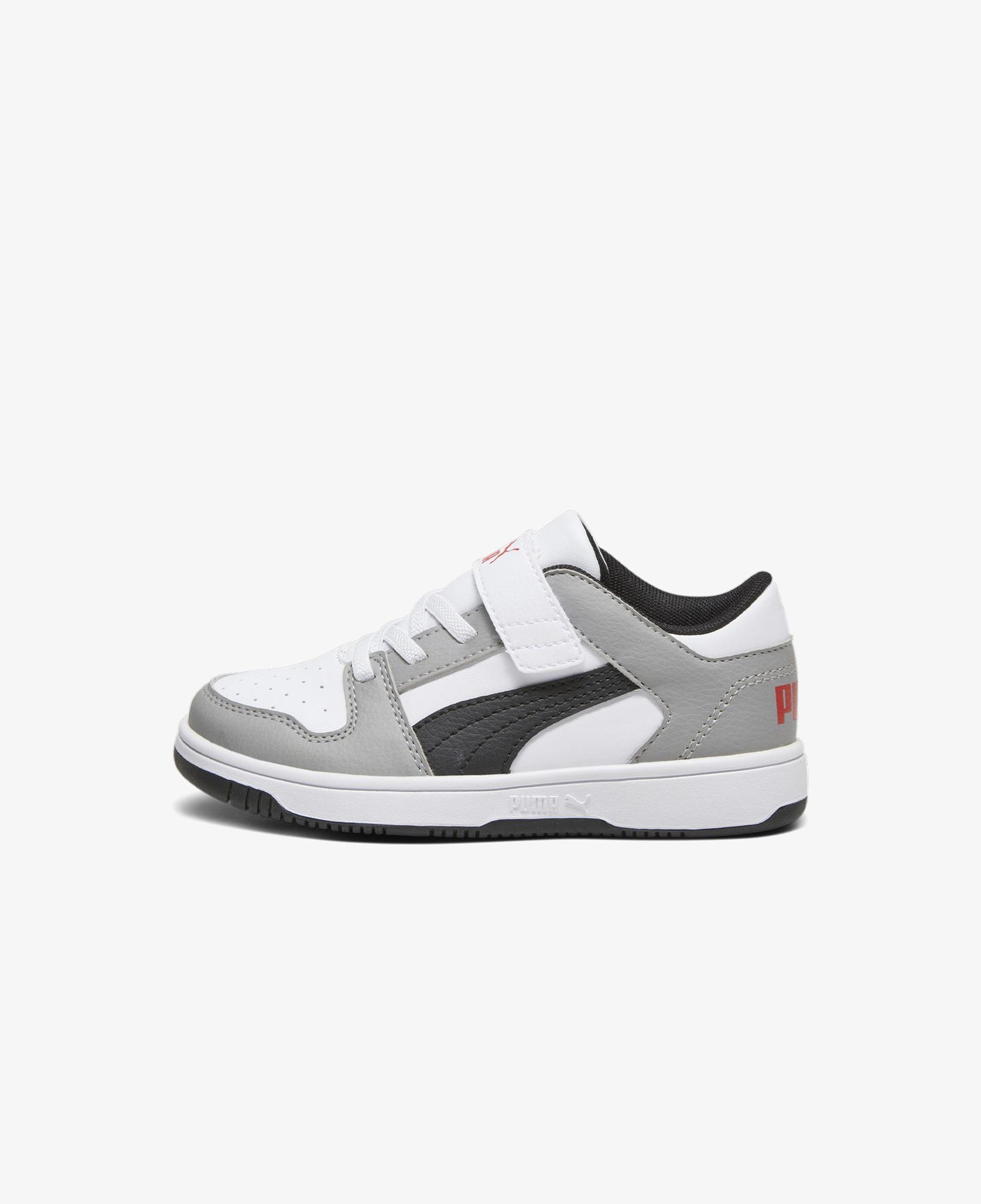 Puma Pm Rebound Layup Lo Sl Çocuk Gri Spor Ayakkabı