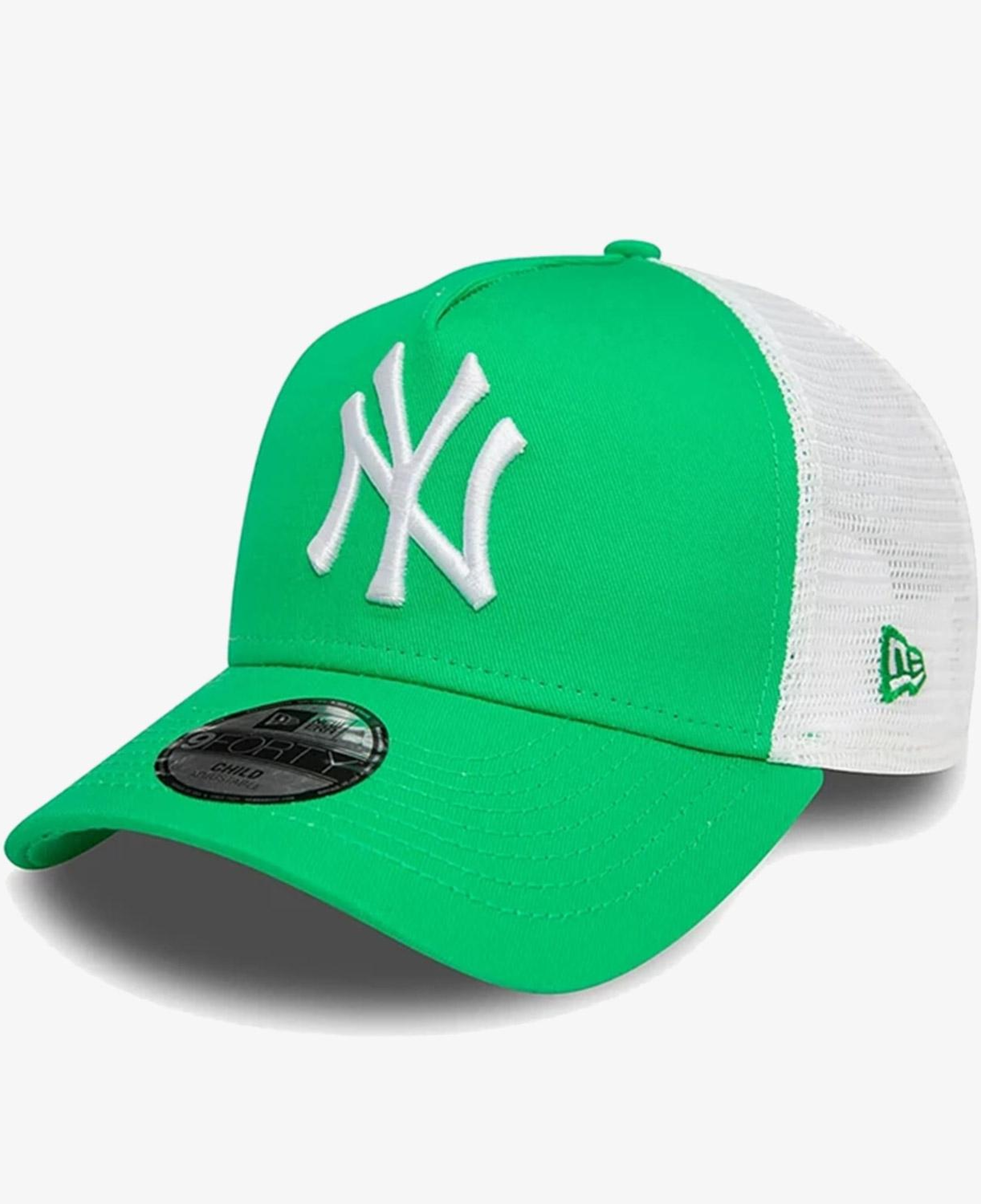 New Era League Essentials Trucker NY Yankees Çocuk Yeşil Şapka