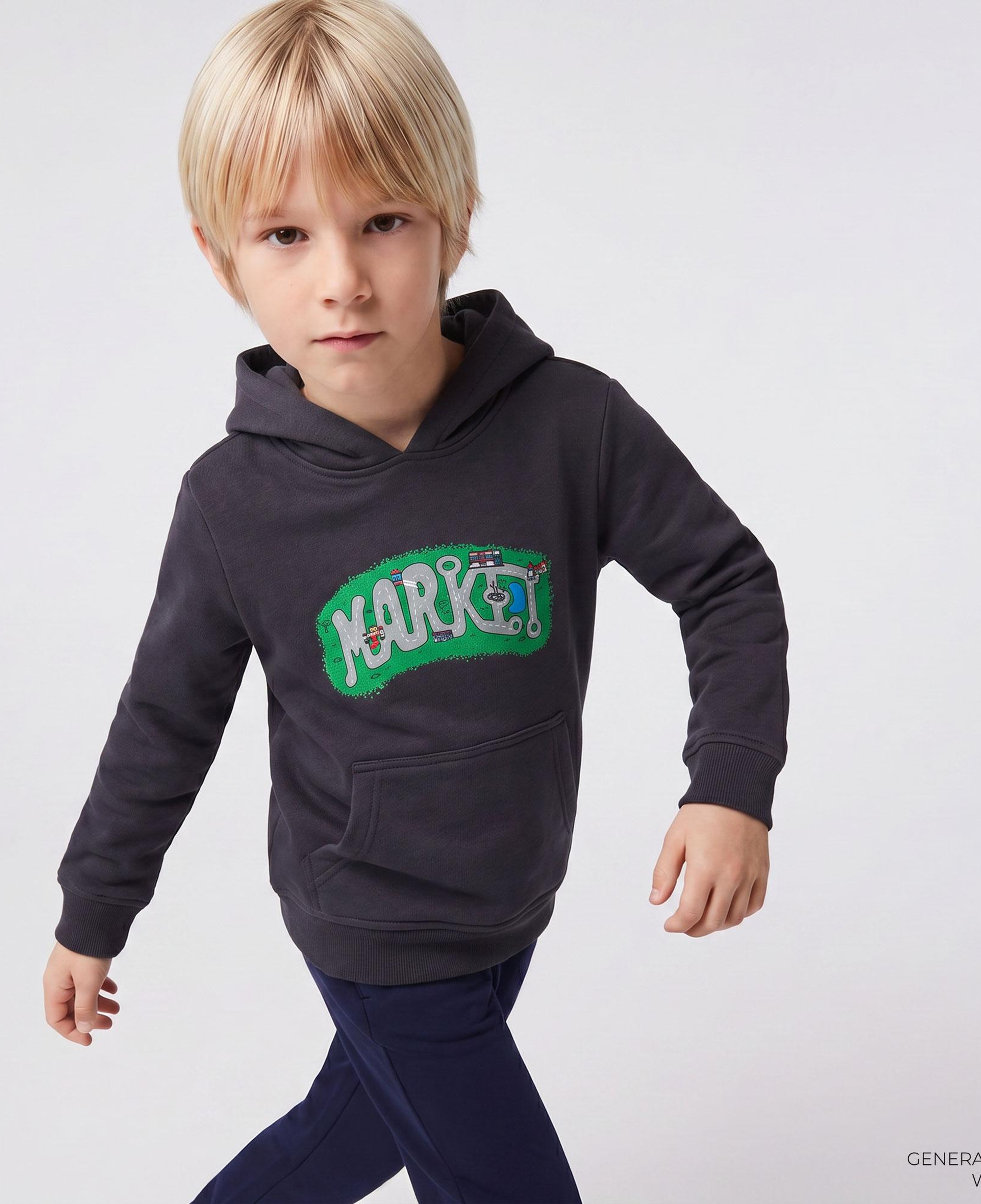 Market City Streets Çocuk Siyah Sweatshirt