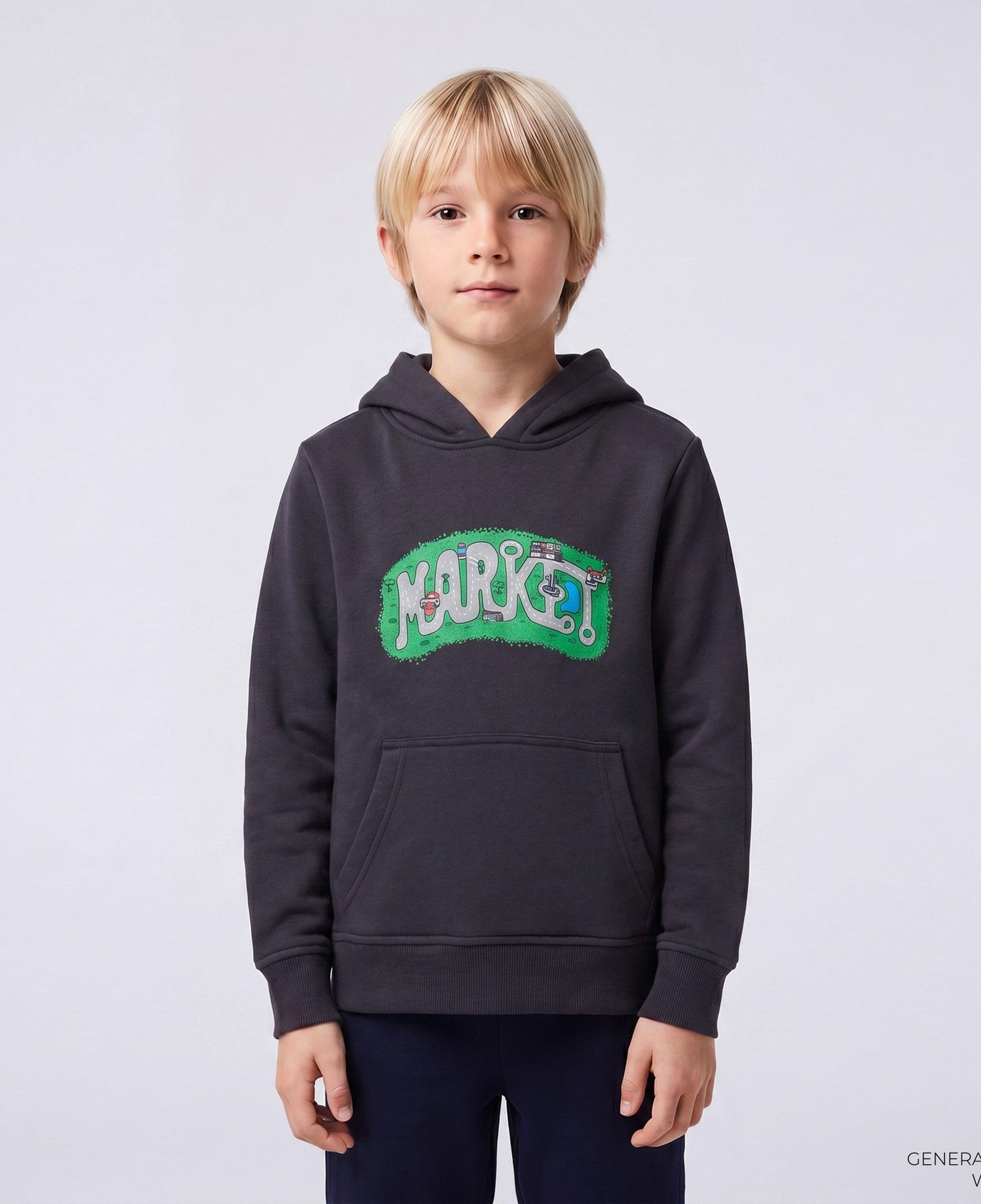 Market City Streets Çocuk Siyah Sweatshirt