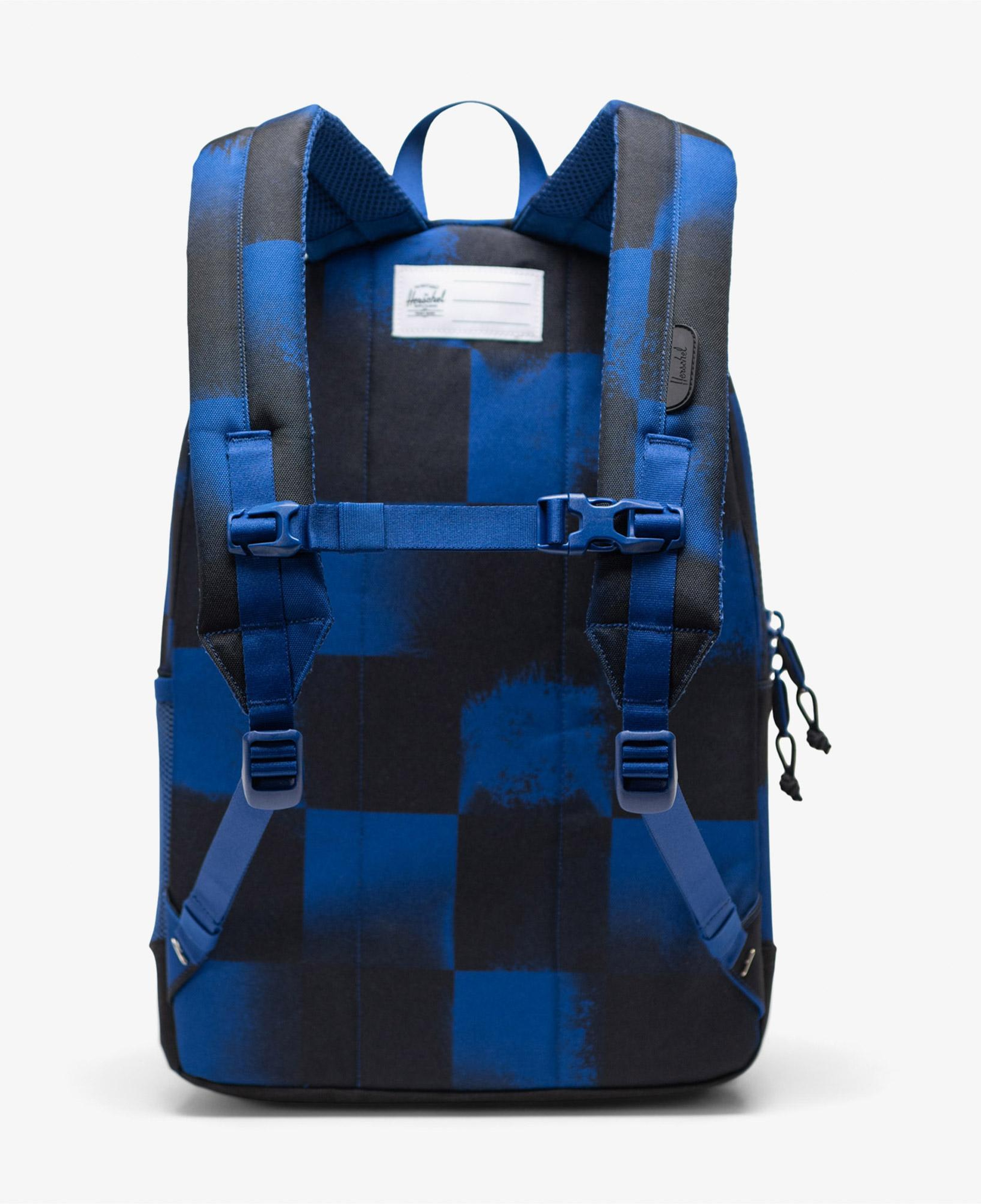 Herschel Heritage Checkered Çocuk Siyah/Mavi Sırt Çantası