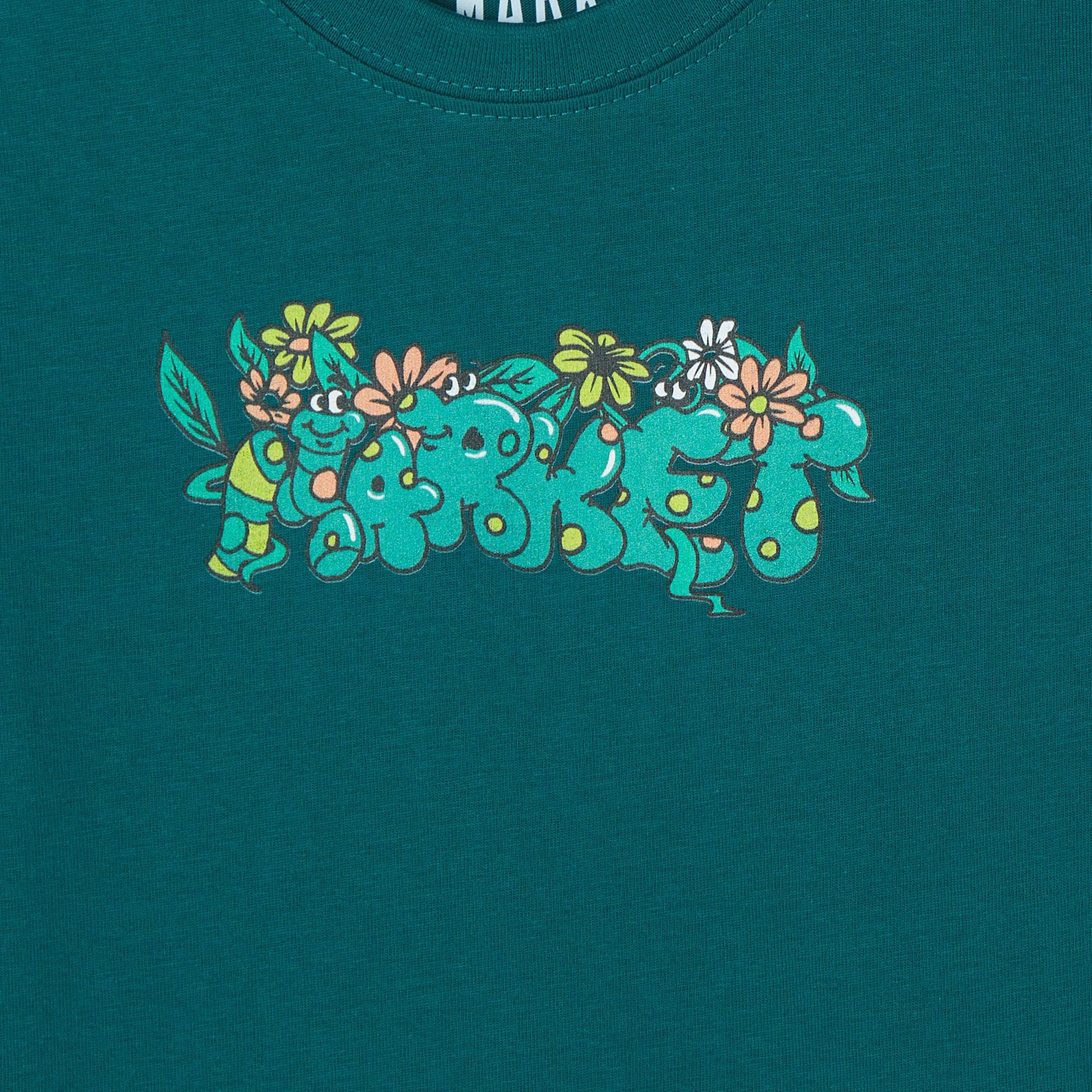 Market In The Garden Çocuk Yeşil T-Shirt