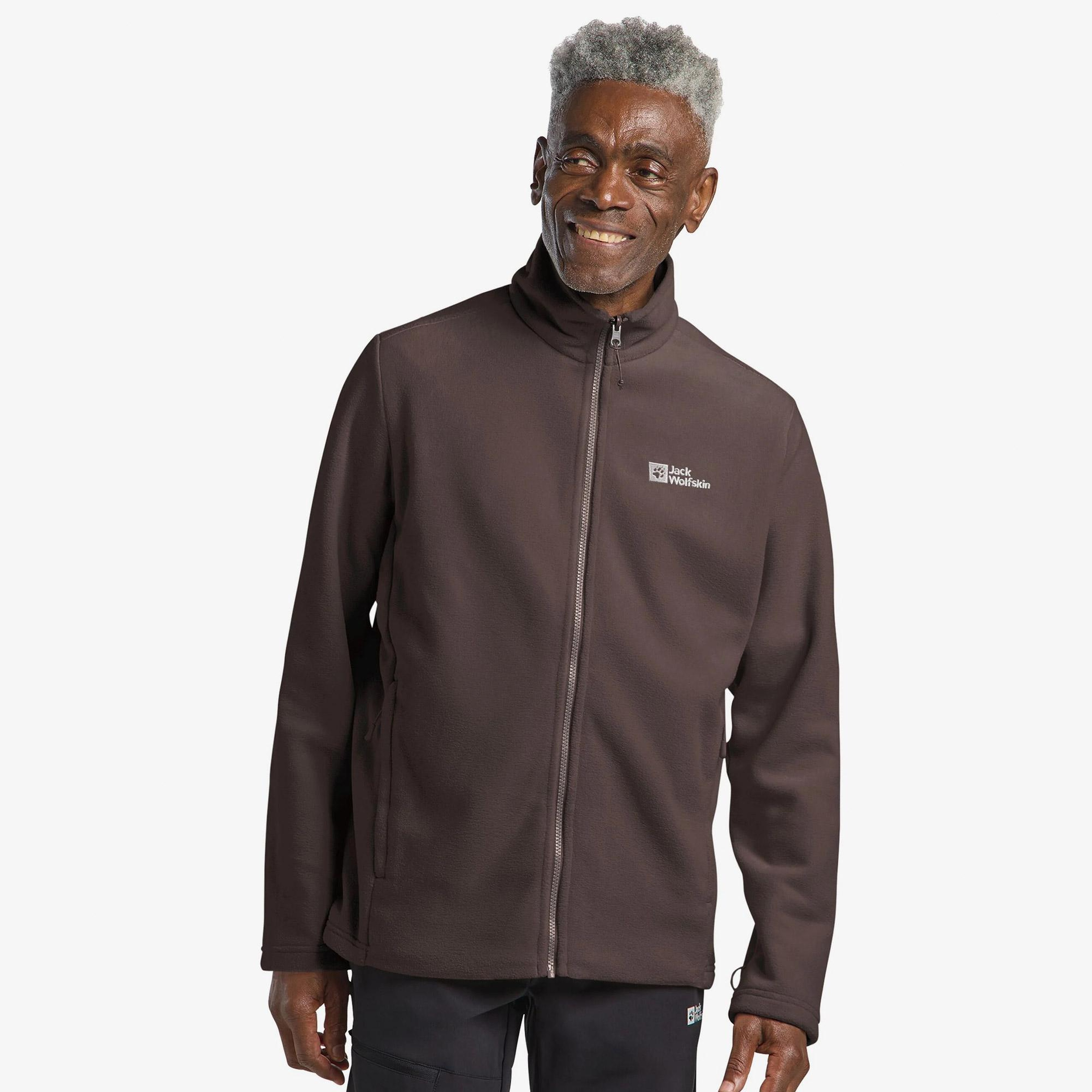 Jack Wolfskin Winterstein Fermuarlı Erkek Kahverengi Ceket