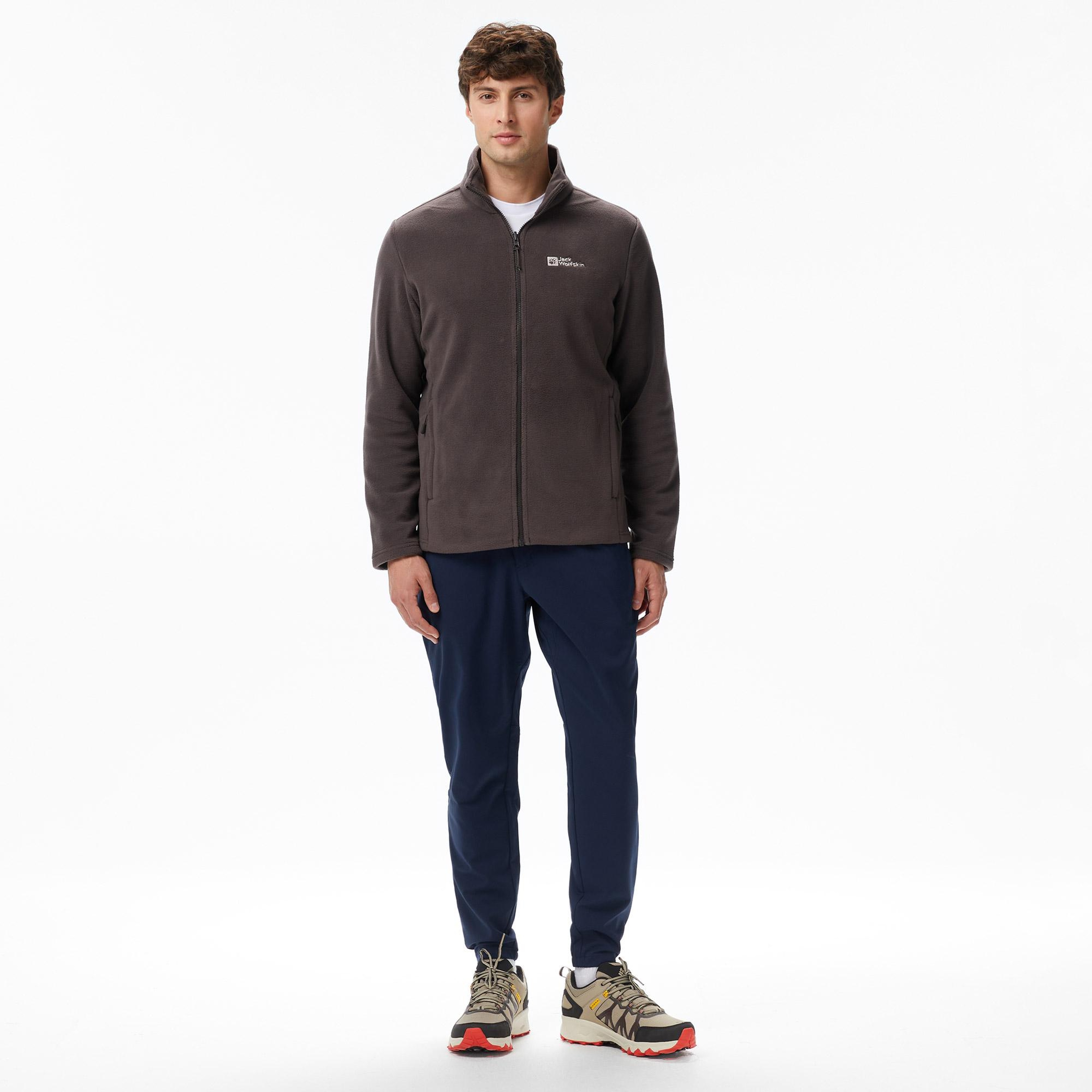 Jack Wolfskin Winterstein Fermuarlı Erkek Kahverengi Ceket