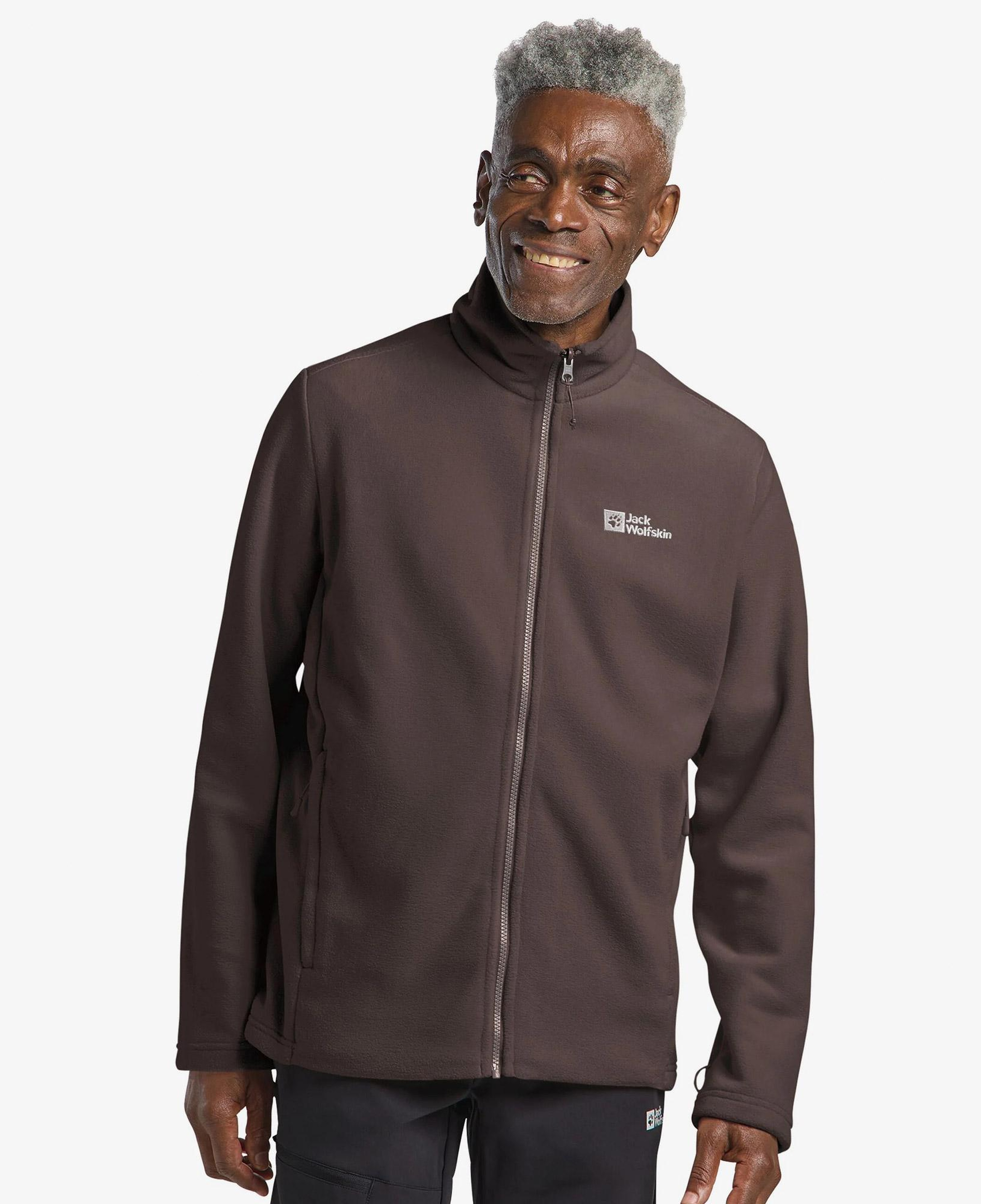 Jack Wolfskin Winterstein Fermuarlı Erkek Kahverengi Ceket