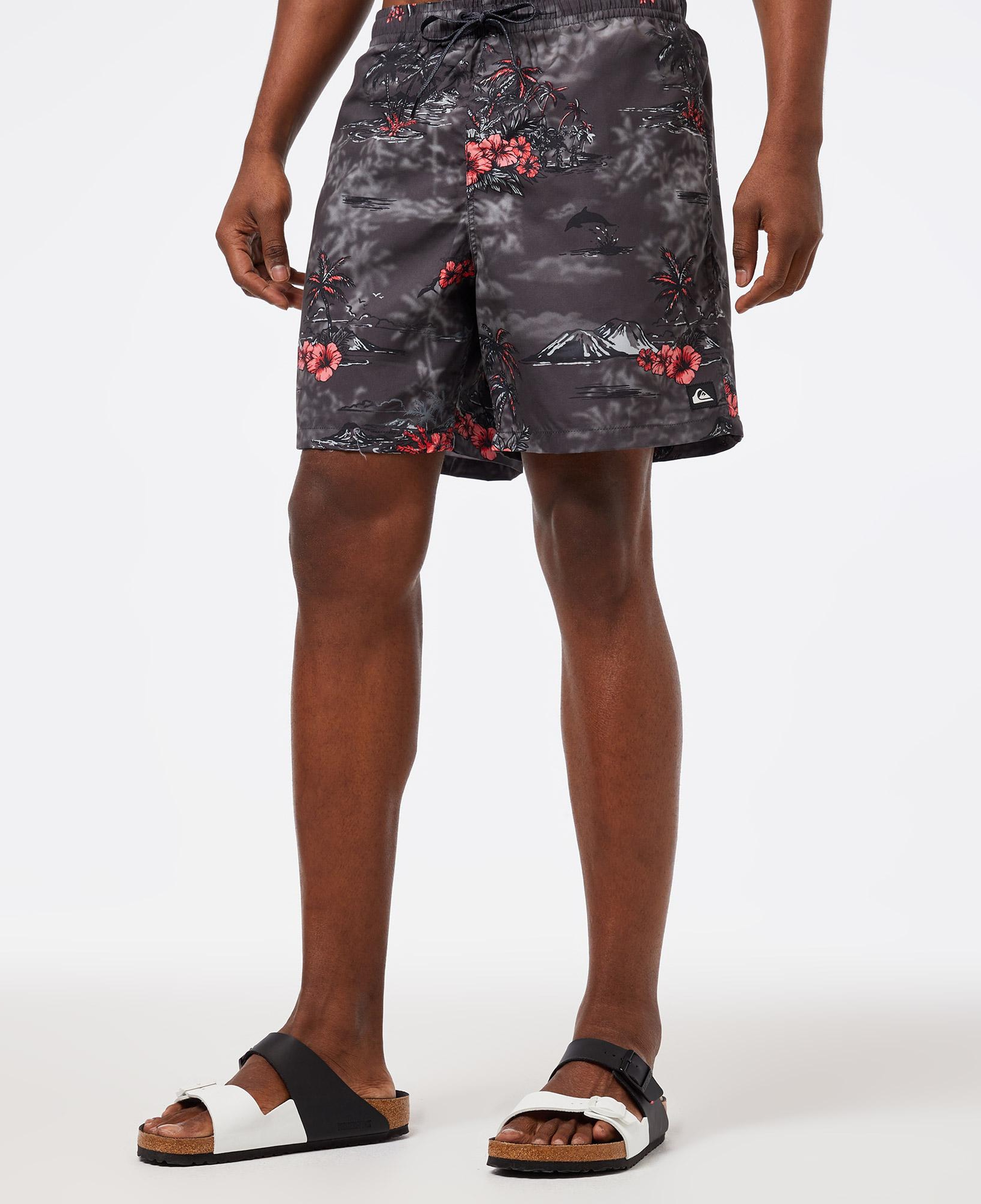 Quiksilver Longmanhill Erkek Gri Deniz Şortu
