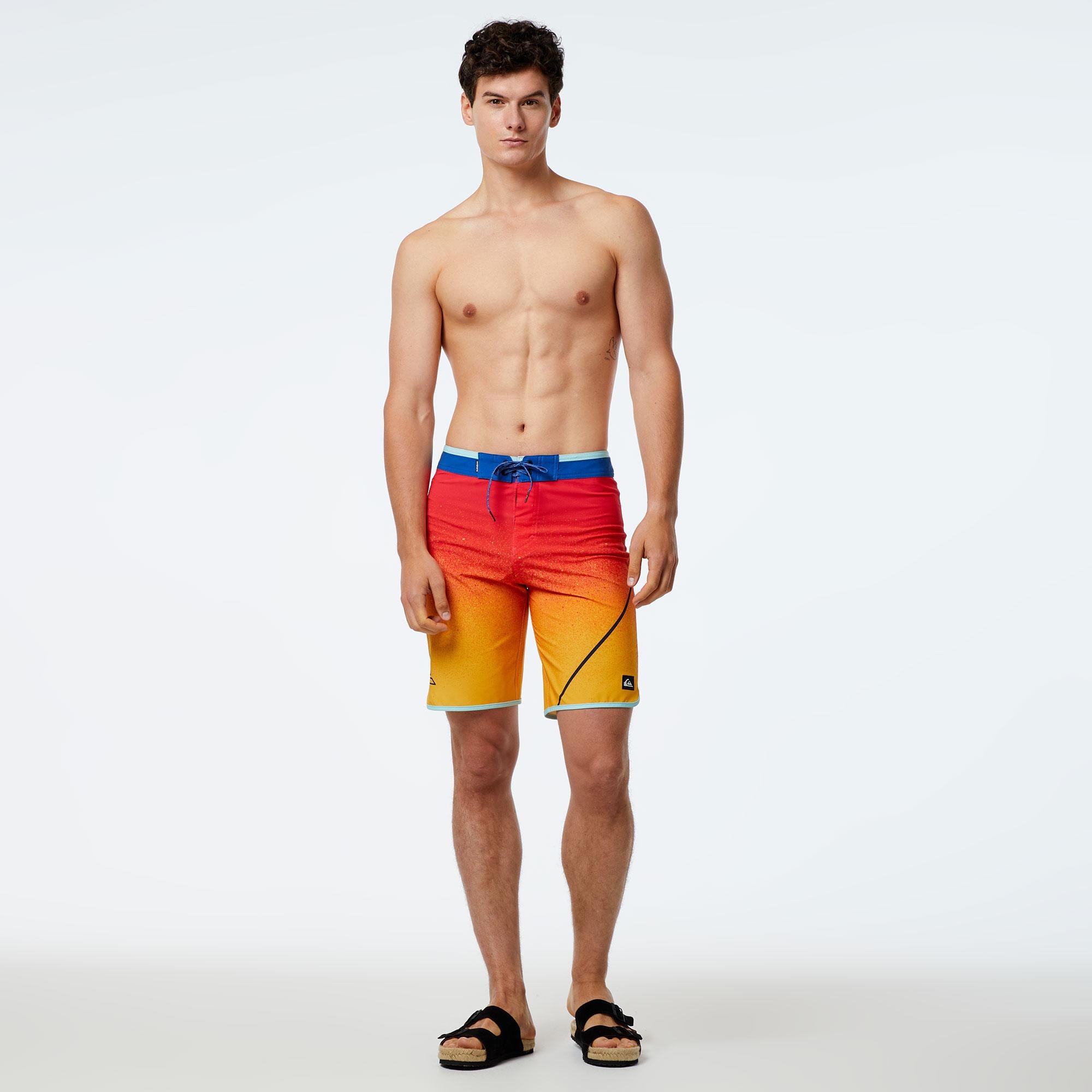 Quiksilver Surf Silk New Wave 20 Erkek Turuncu Deniz Şortu