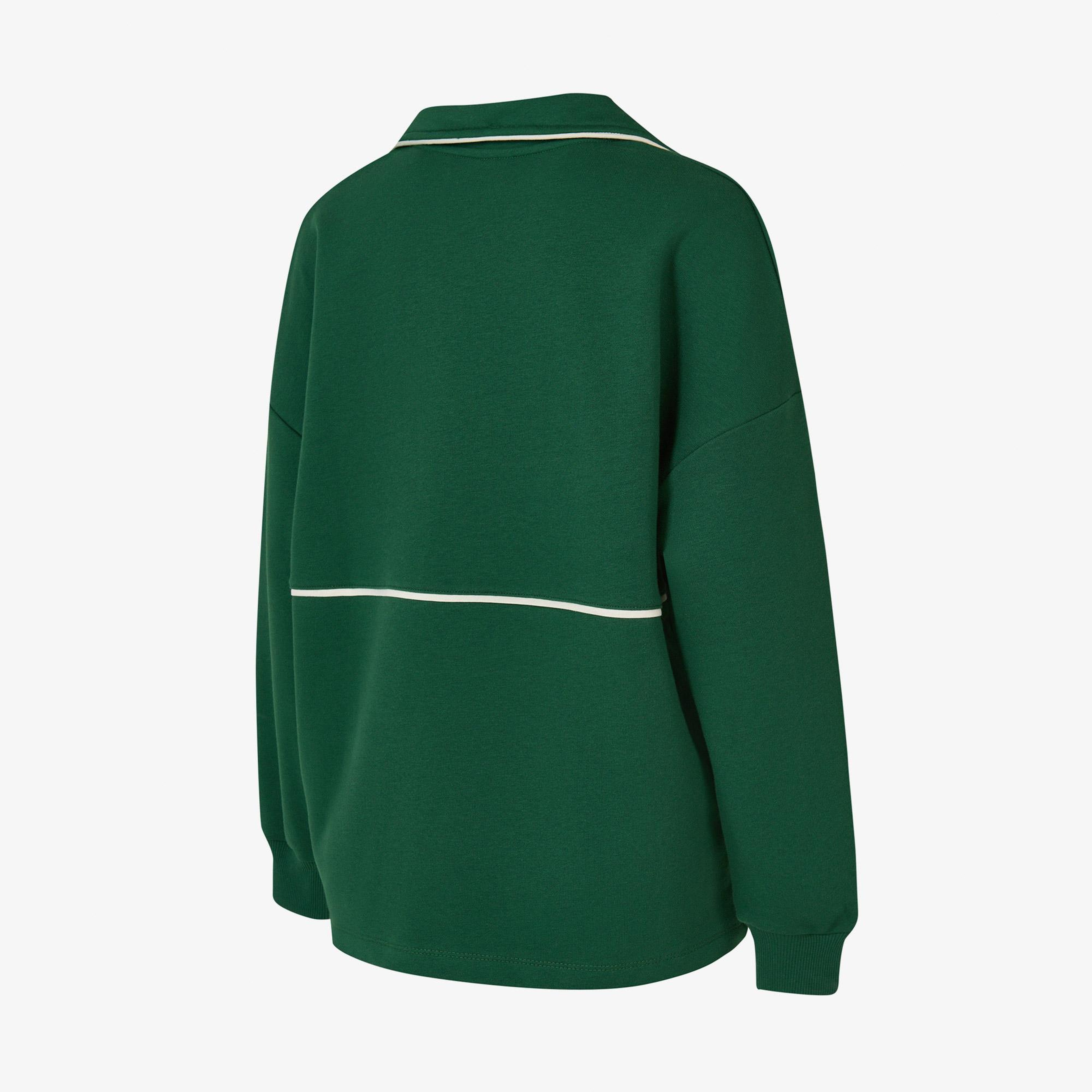 New Balance WNC3402 Kadın Yeşil Sweatshirt