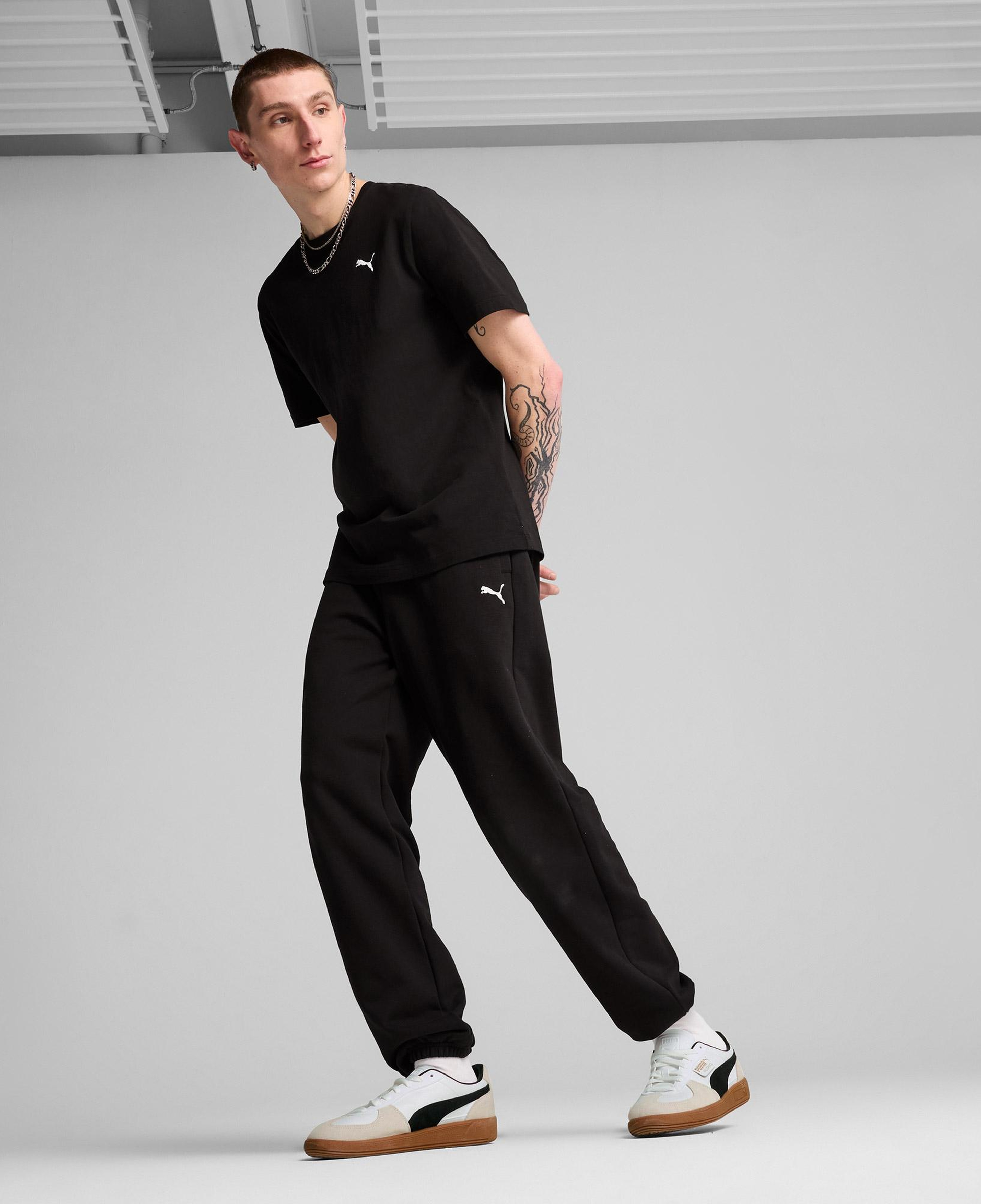 Puma Wardrobe Ess Erkek Siyah Eşofman Altı