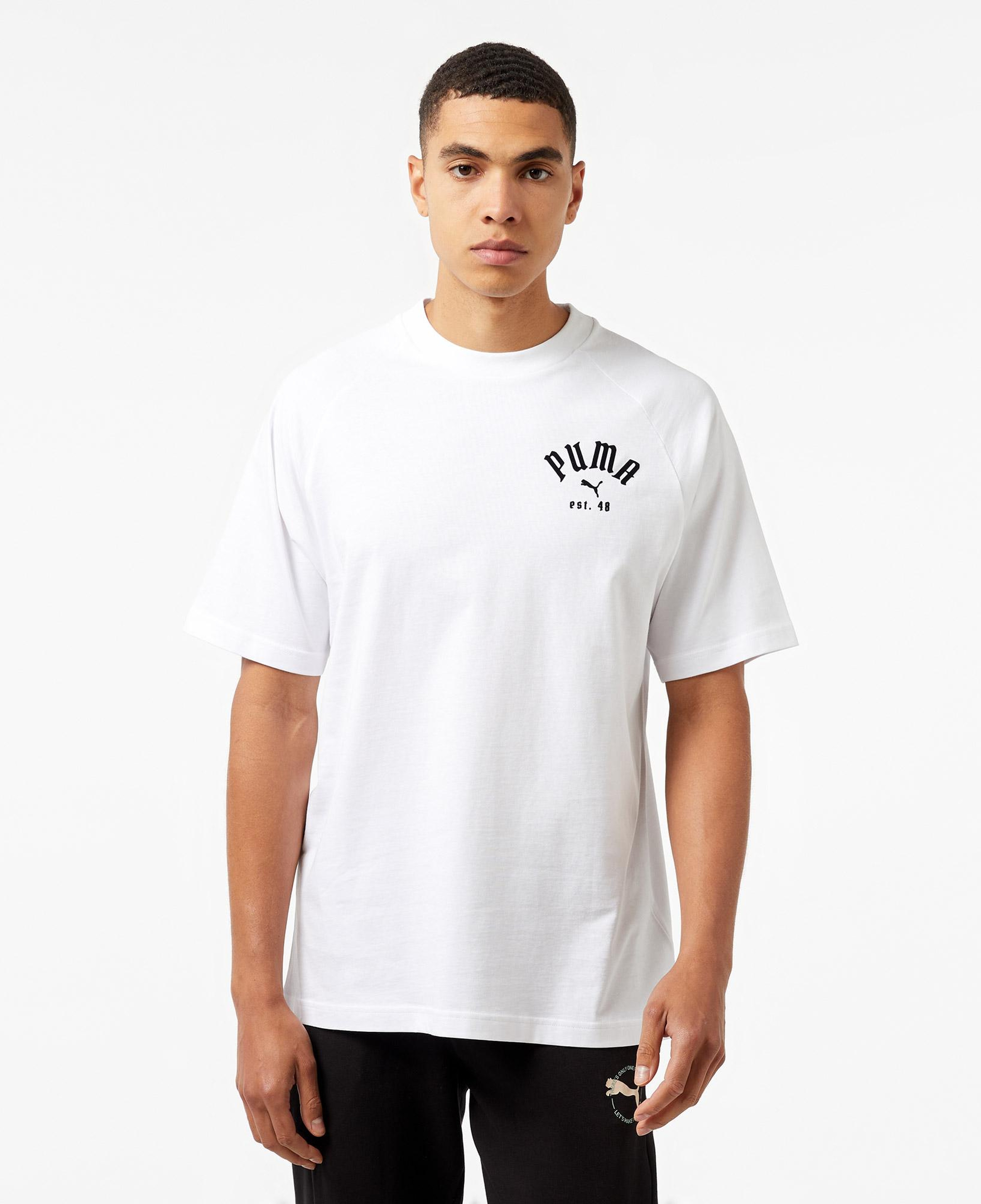 Puma Classıcs Relaxed Graphic Unisex Beyaz T-Shirt