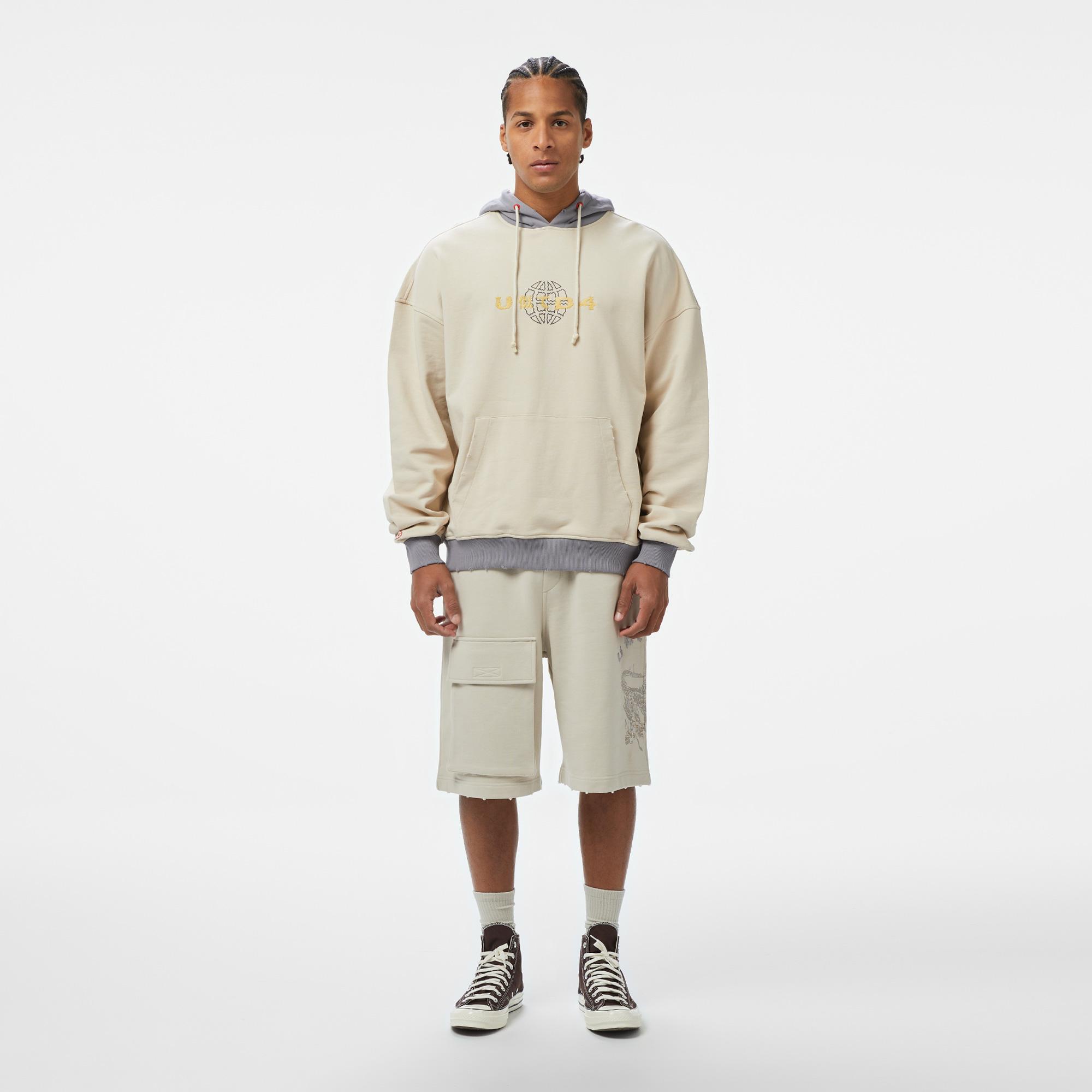 UNITED4 Erkek Krem Sweatshirt