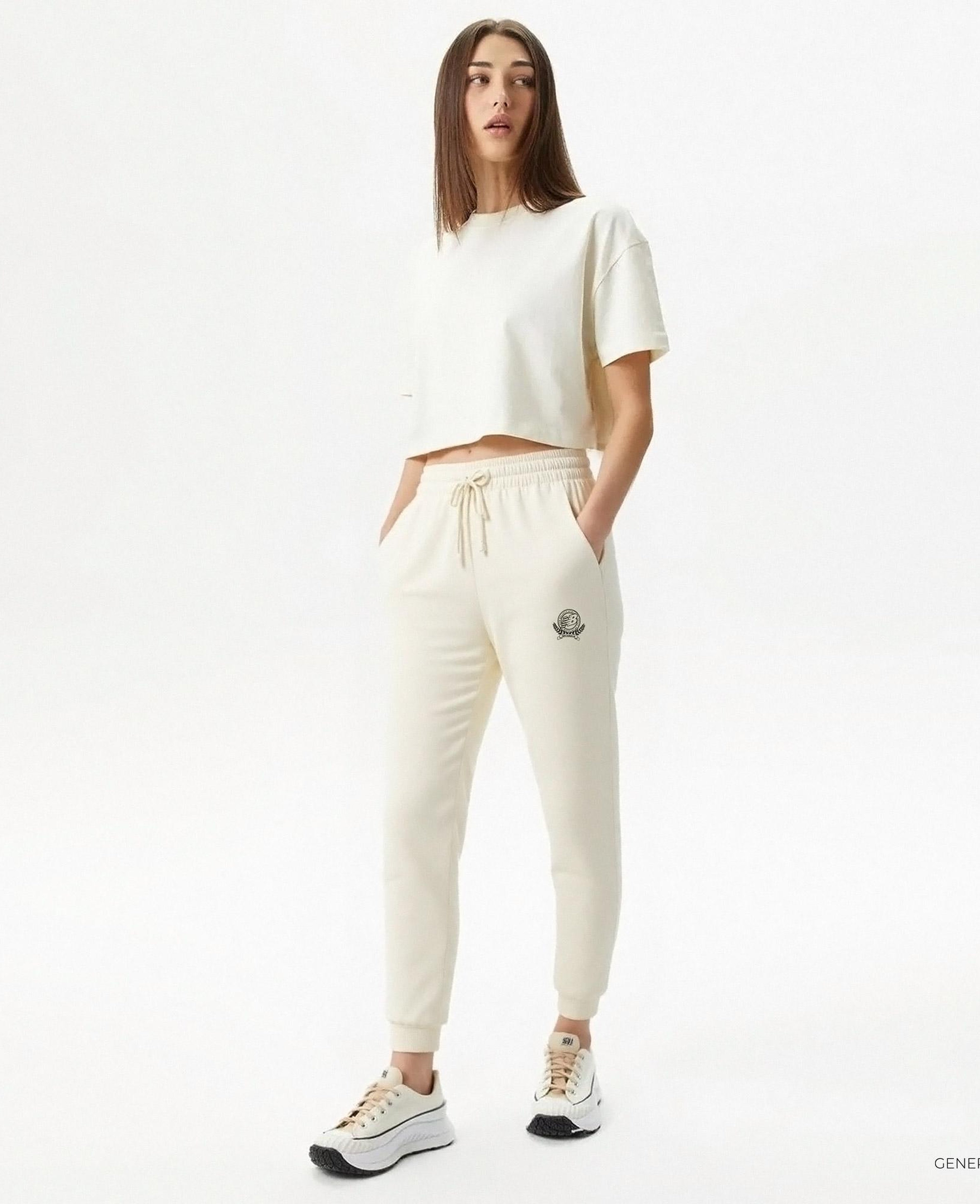 New Balance WNP3404 Kadın Beyaz Eşofman Altı