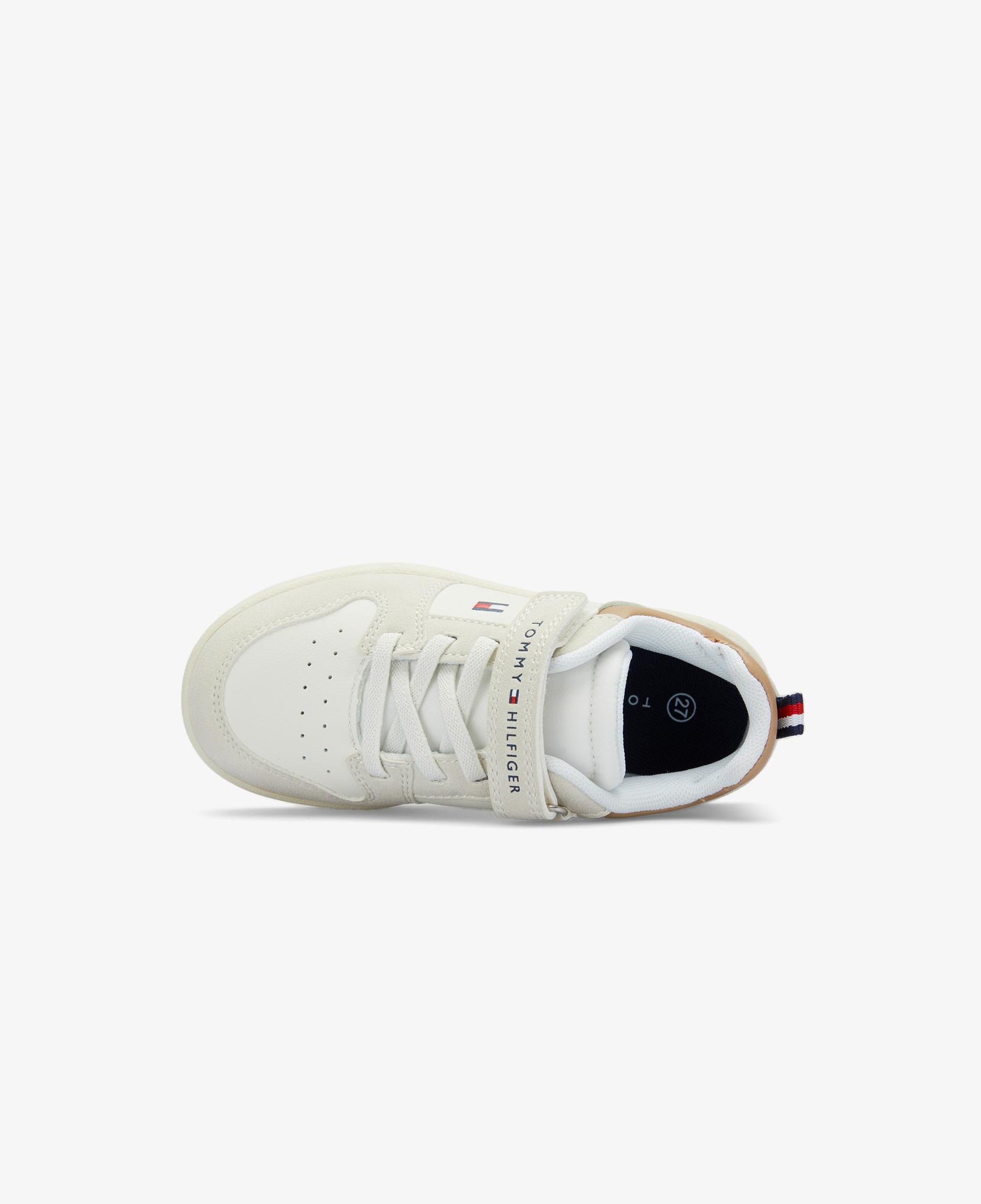 Tommy Hilfiger Low Cut Lace Up Velcro Bebek Bej Spor Ayakkabı