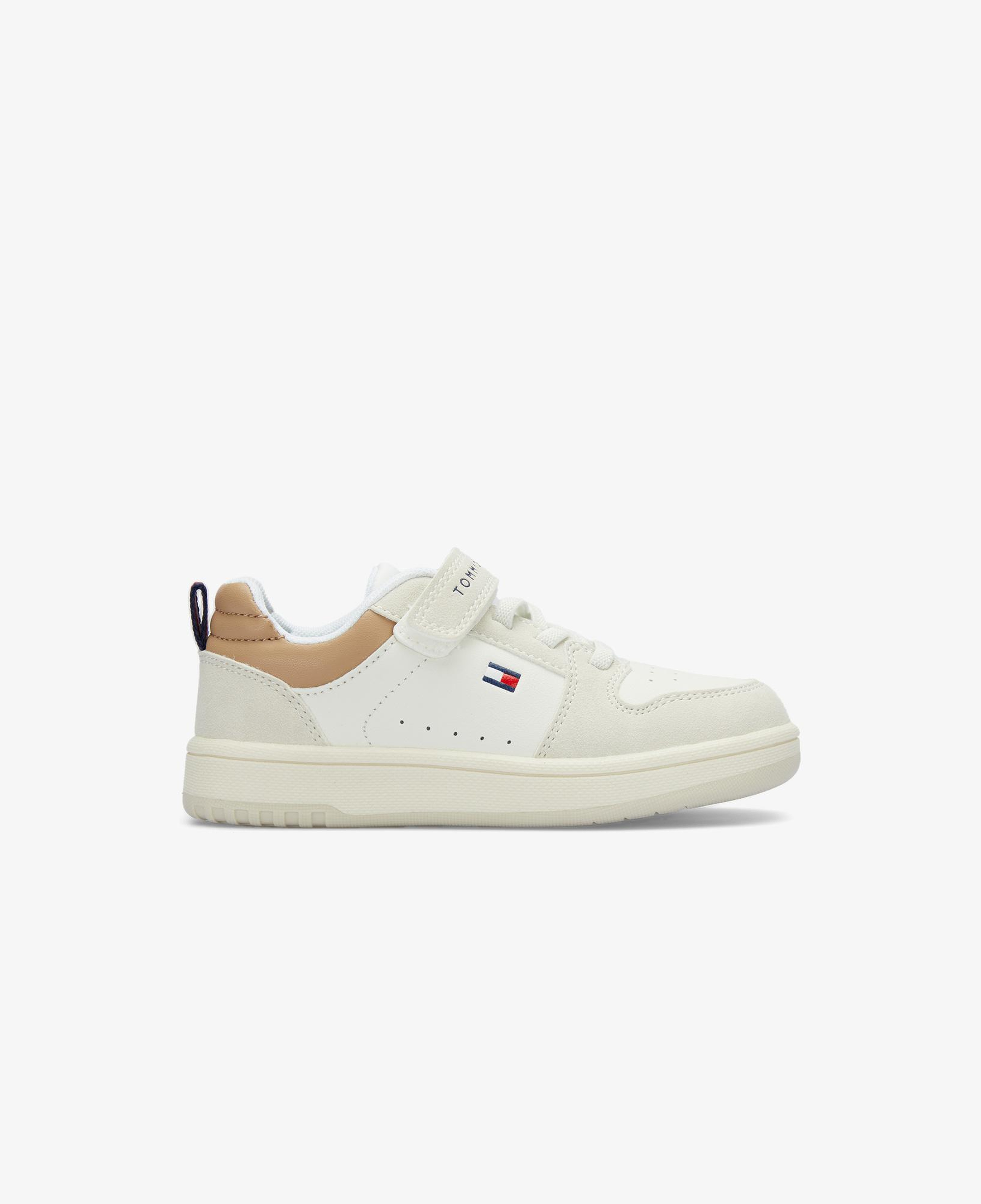 Tommy Hilfiger Low Cut Lace Up Velcro Bebek Bej Spor Ayakkabı