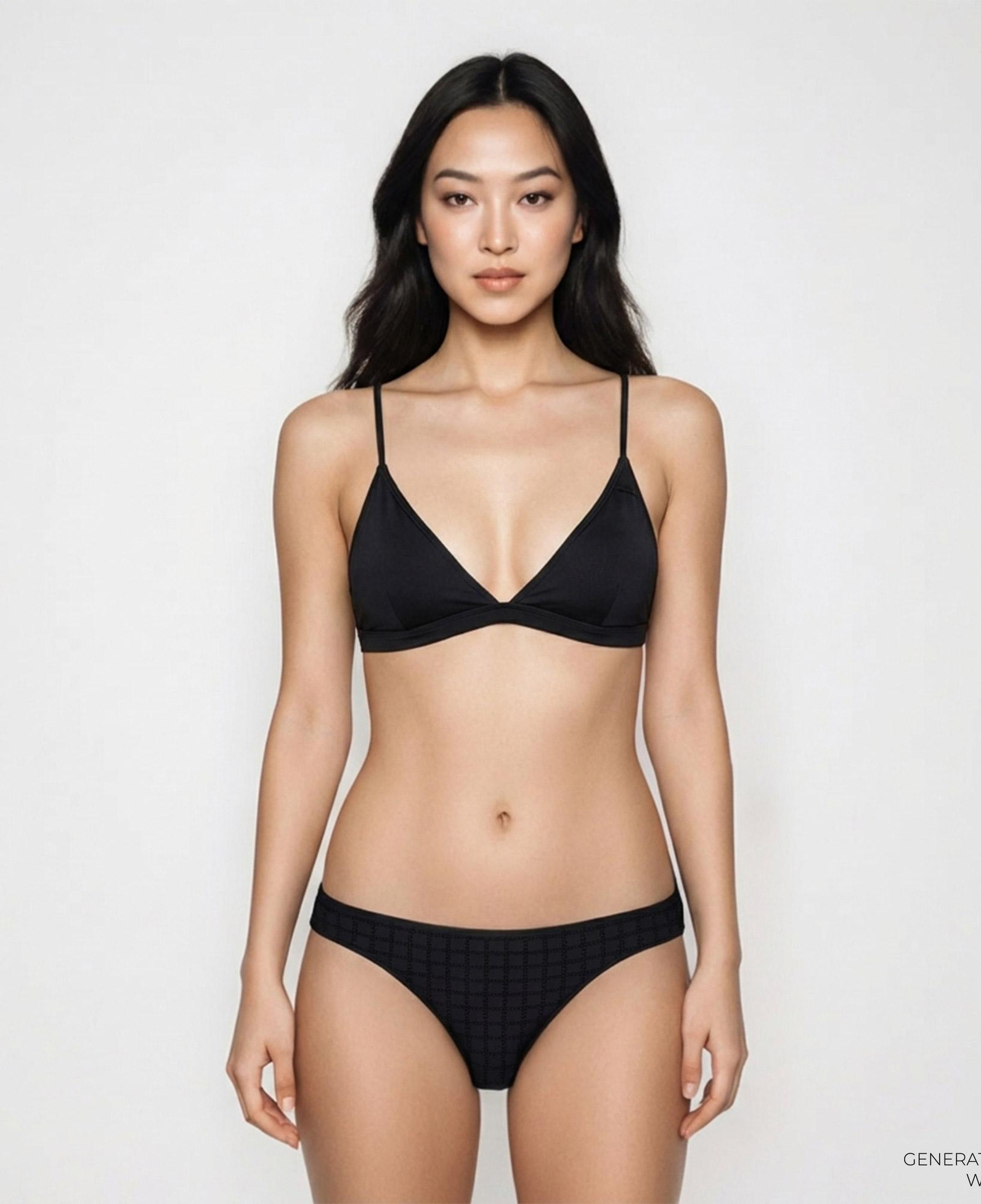 Roxy Beach Classics Fixed Tri Kadın Siyah Bikini Üstü