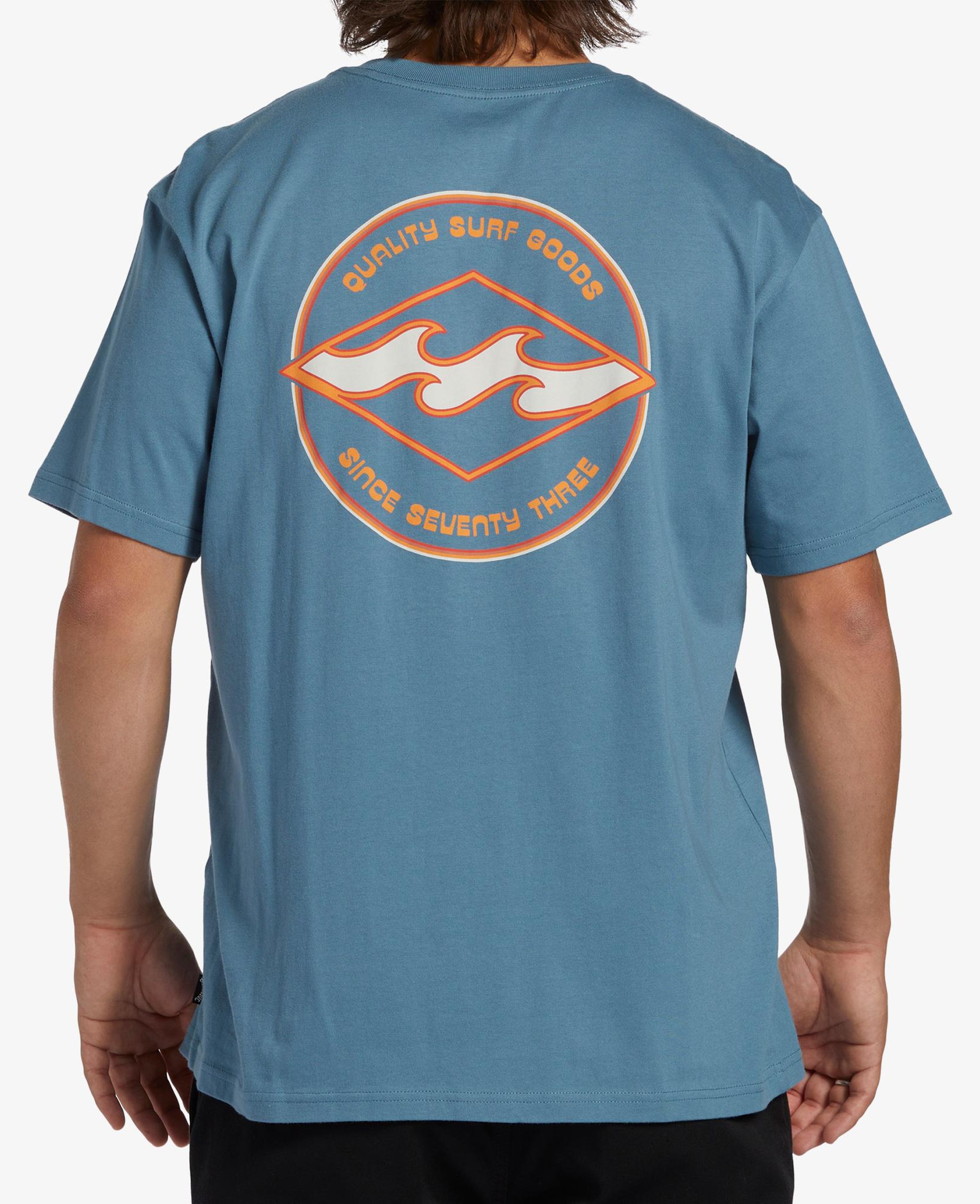 Billabong Rotor Diamond Erkek Mavi Günlük T-Shirt