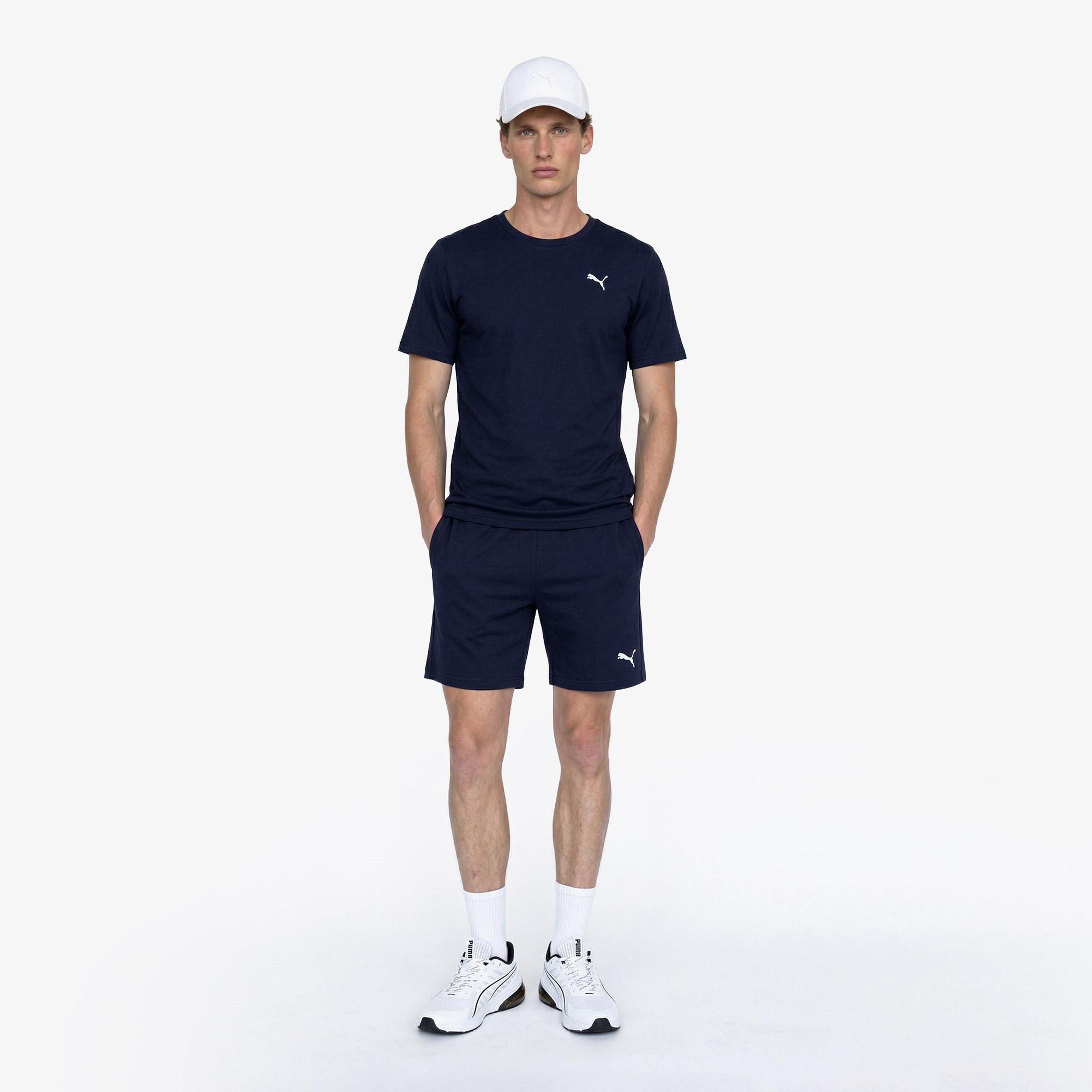 Puma Tad Ess Solid Cat Lc Erkek Lacivert Antrenman T-Shirt