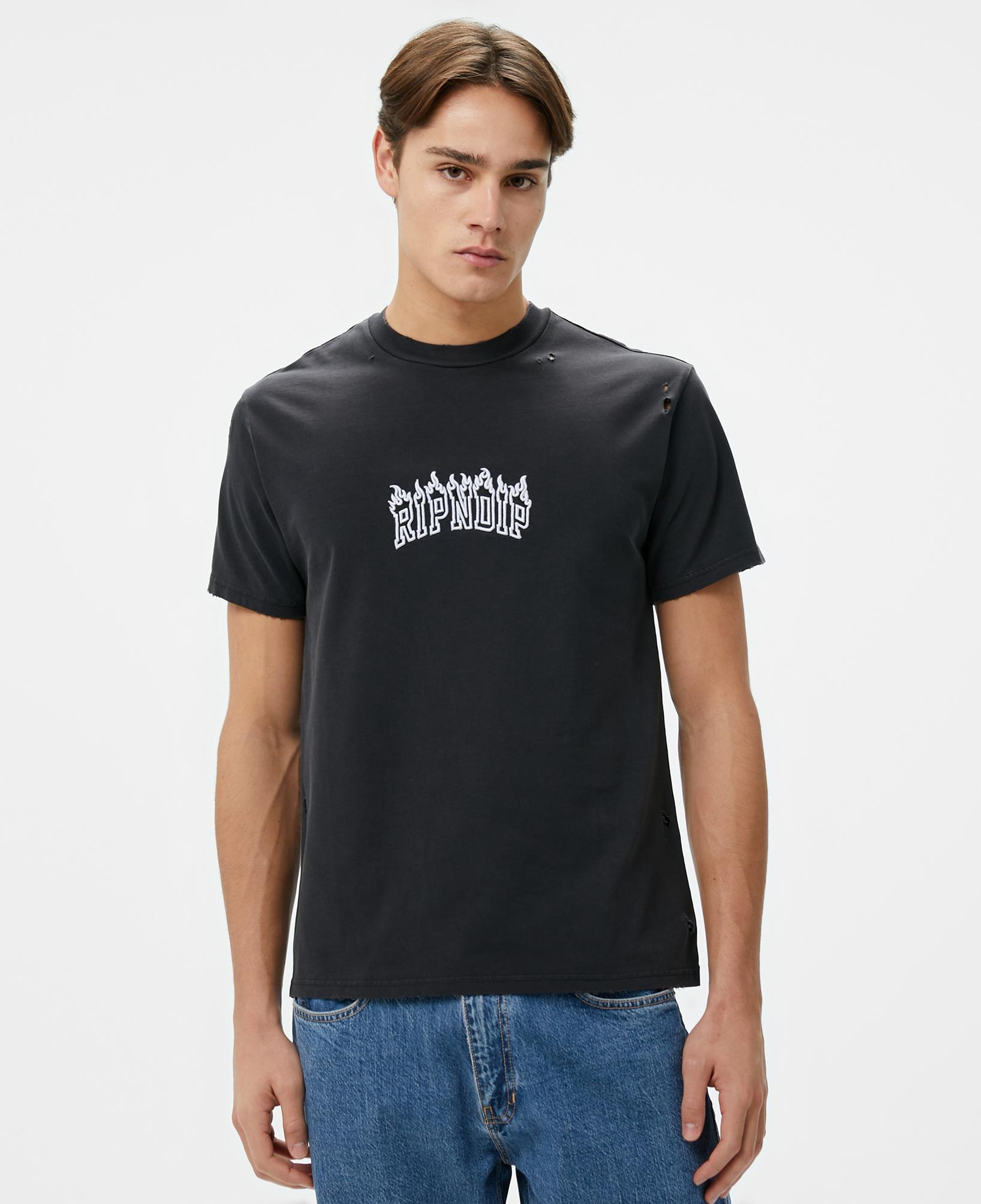Ripndip Fire Spirit Erkek Siyah T-Shirt