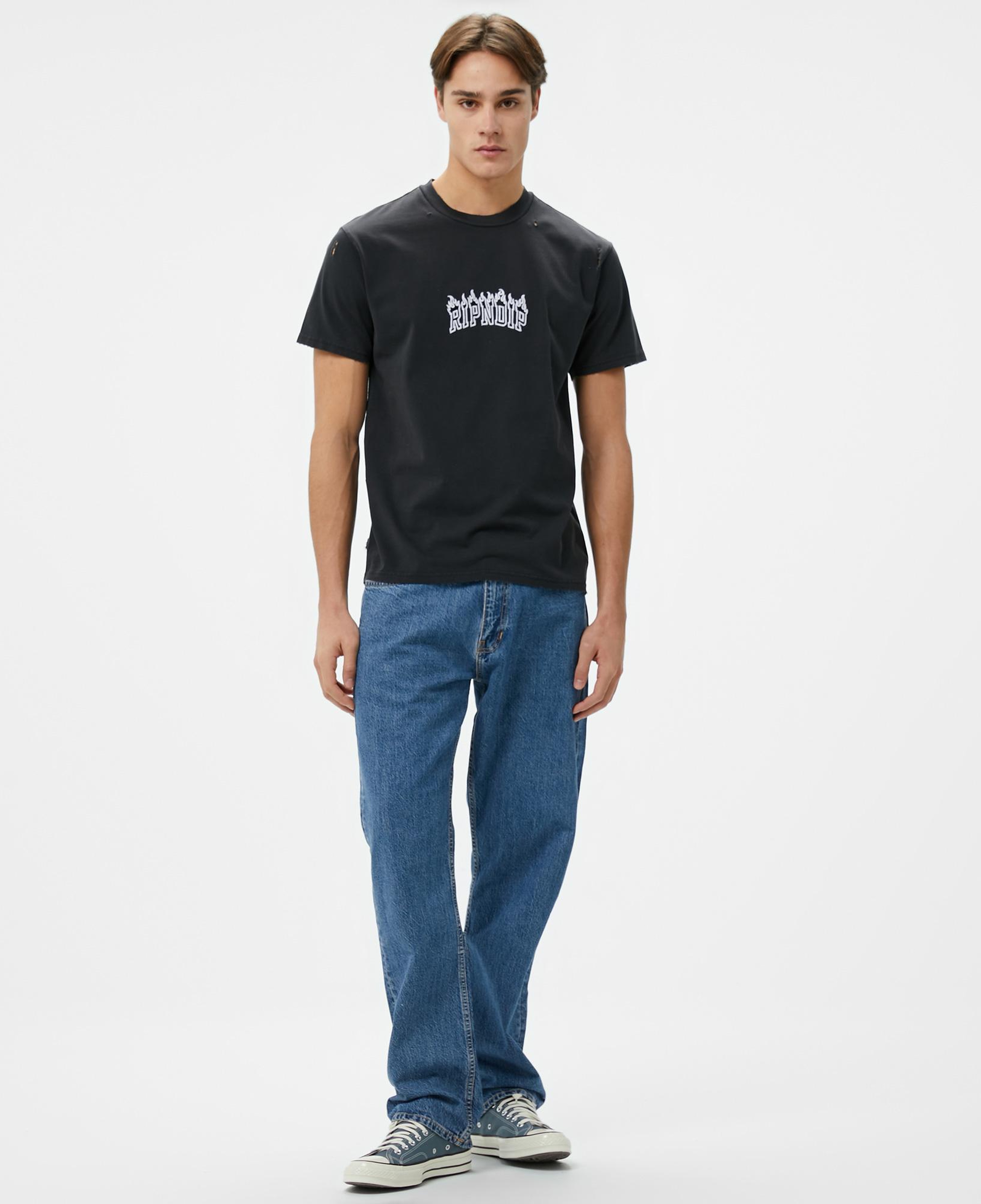 Ripndip Fire Spirit Erkek Siyah T-Shirt