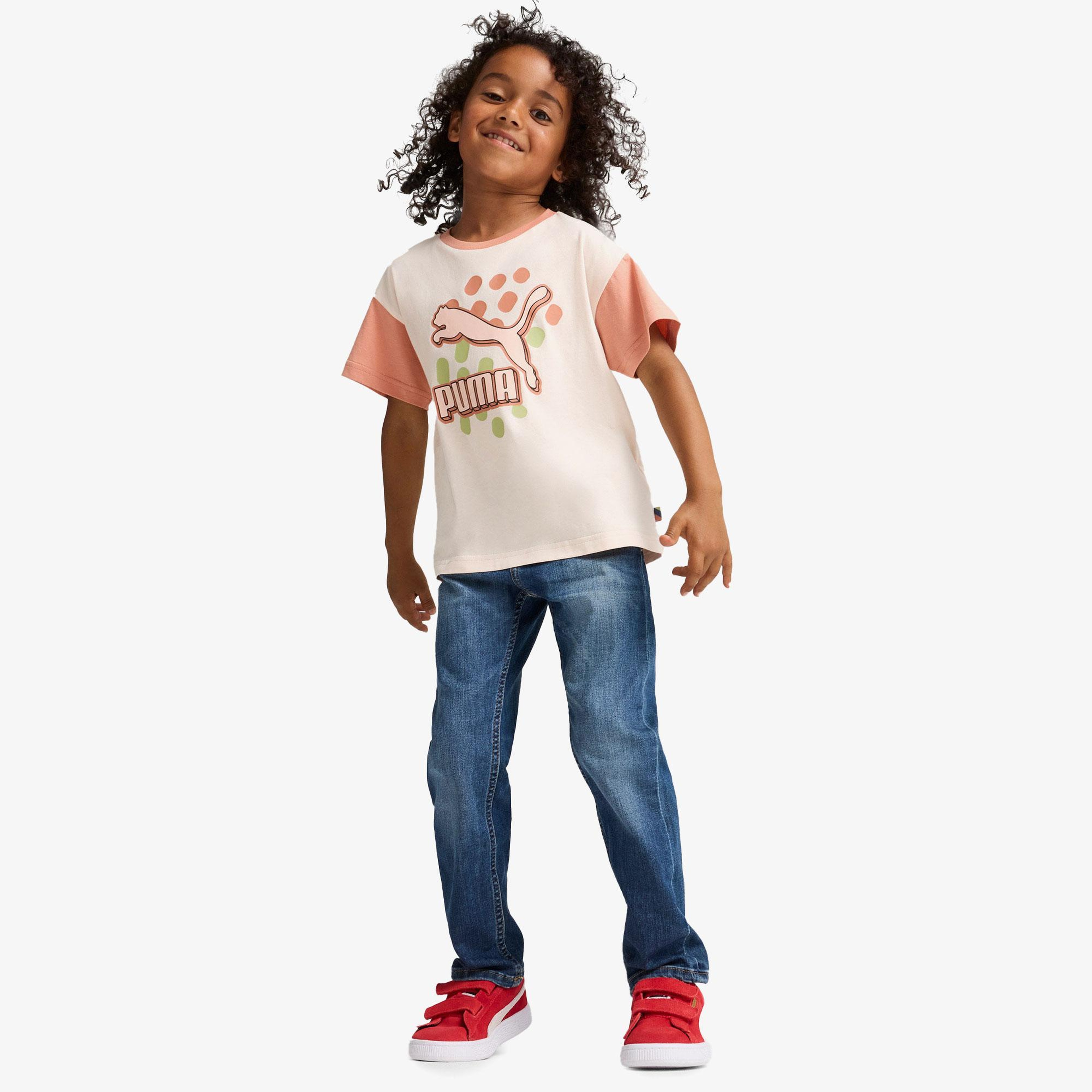 Puma Classics FC Çocuk Pembe T-Shirt