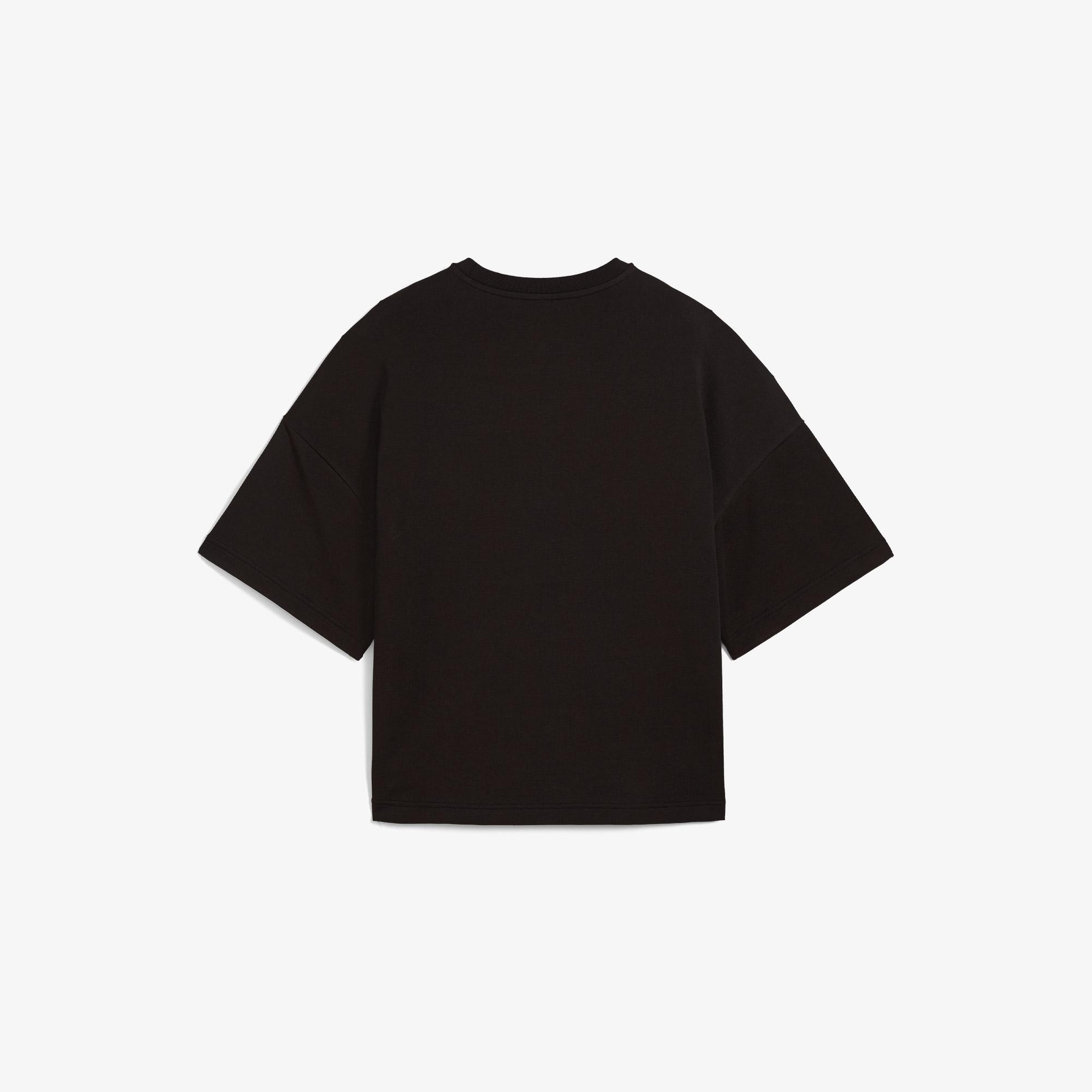 Puma Wardrobe Essentials Relaxed Kadın Siyah T-Shirt