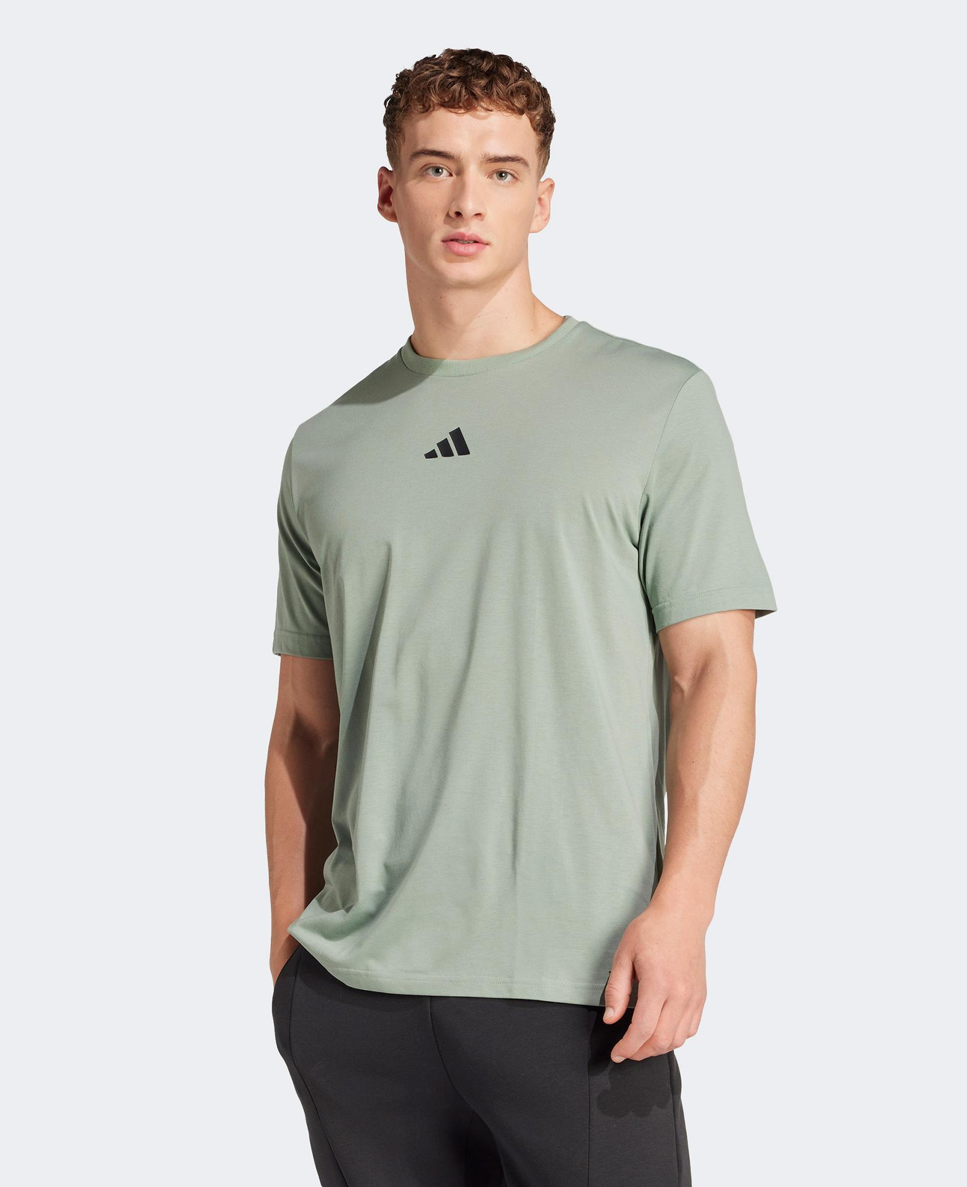 adidas Climacool One Rep At A Time Graphic Erkek Yeşil Antrenman T-Shirt