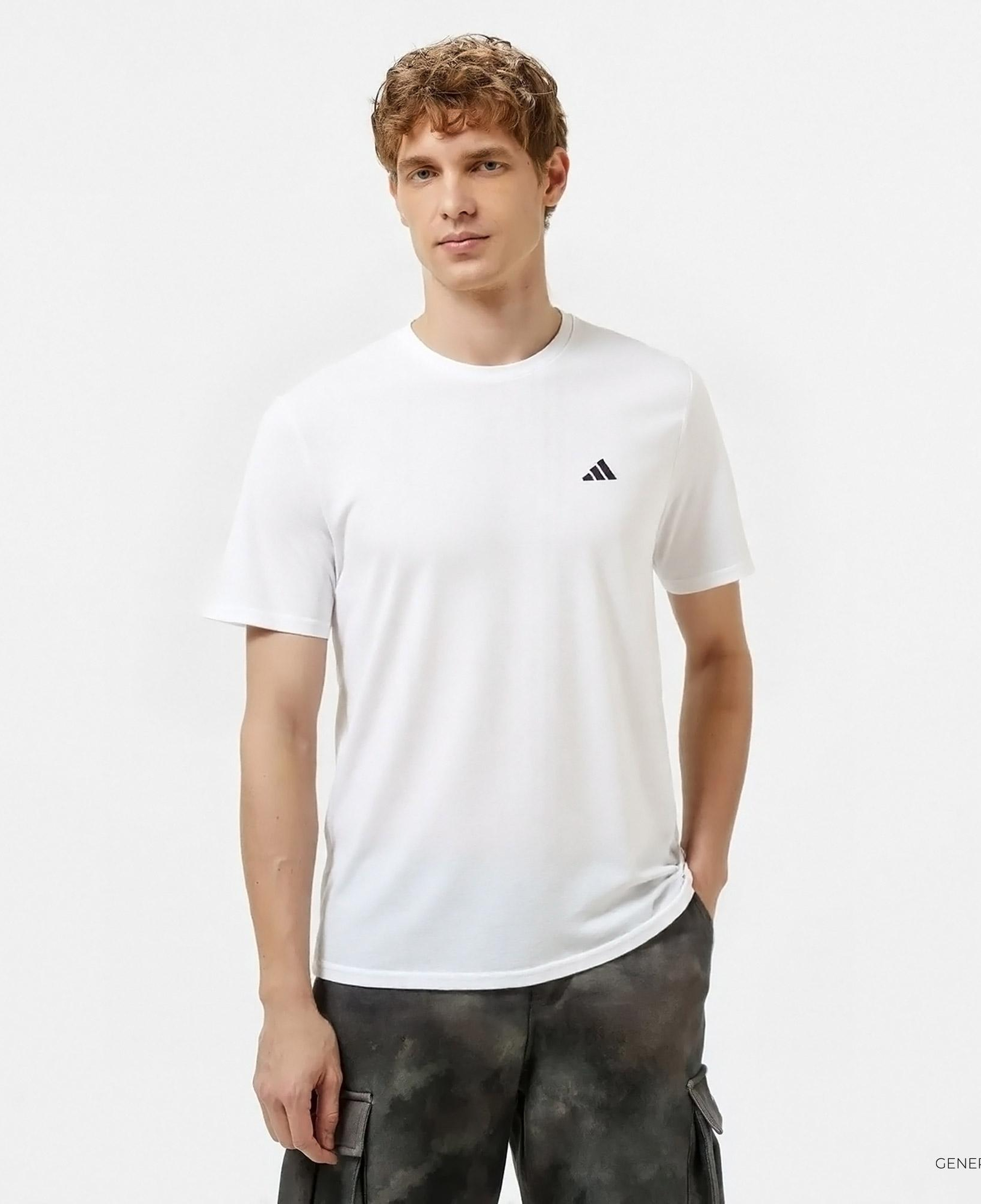 adidas Essentials Feelready Erkek Beyaz Antrenman T-Shirt
