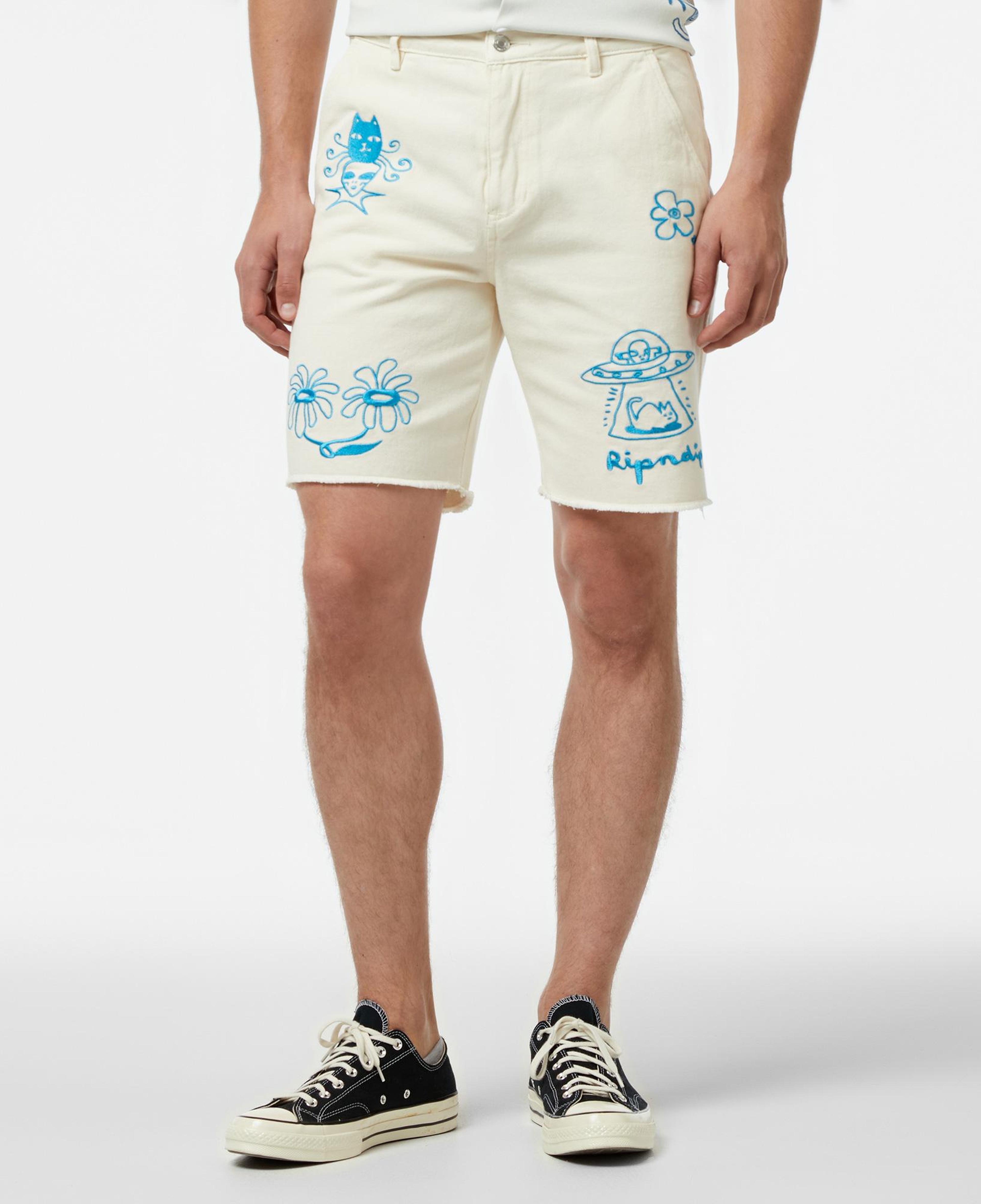 Ripndip Blonded Denim s Erkek Beyaz Şort