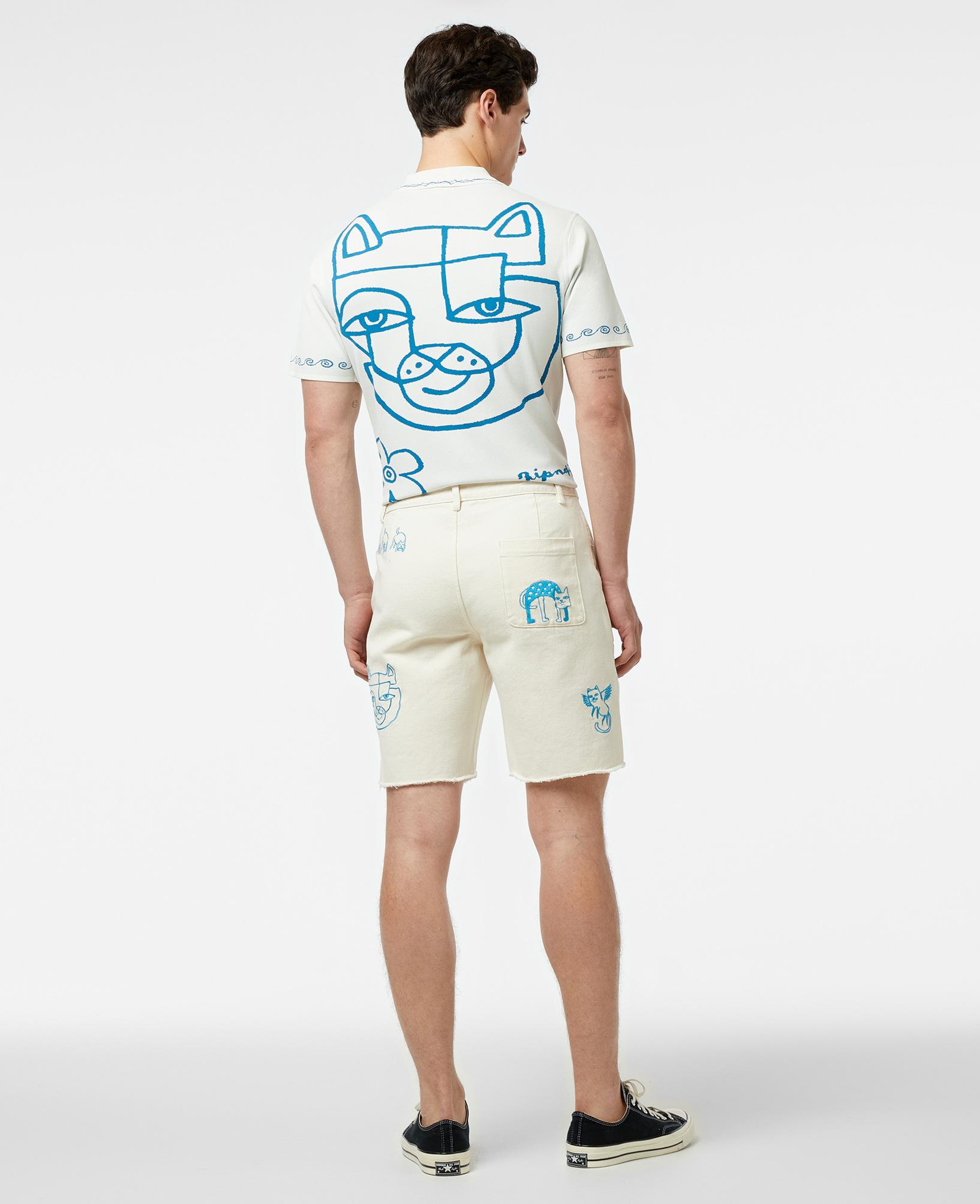 Ripndip Blonded Denim s Erkek Beyaz Şort