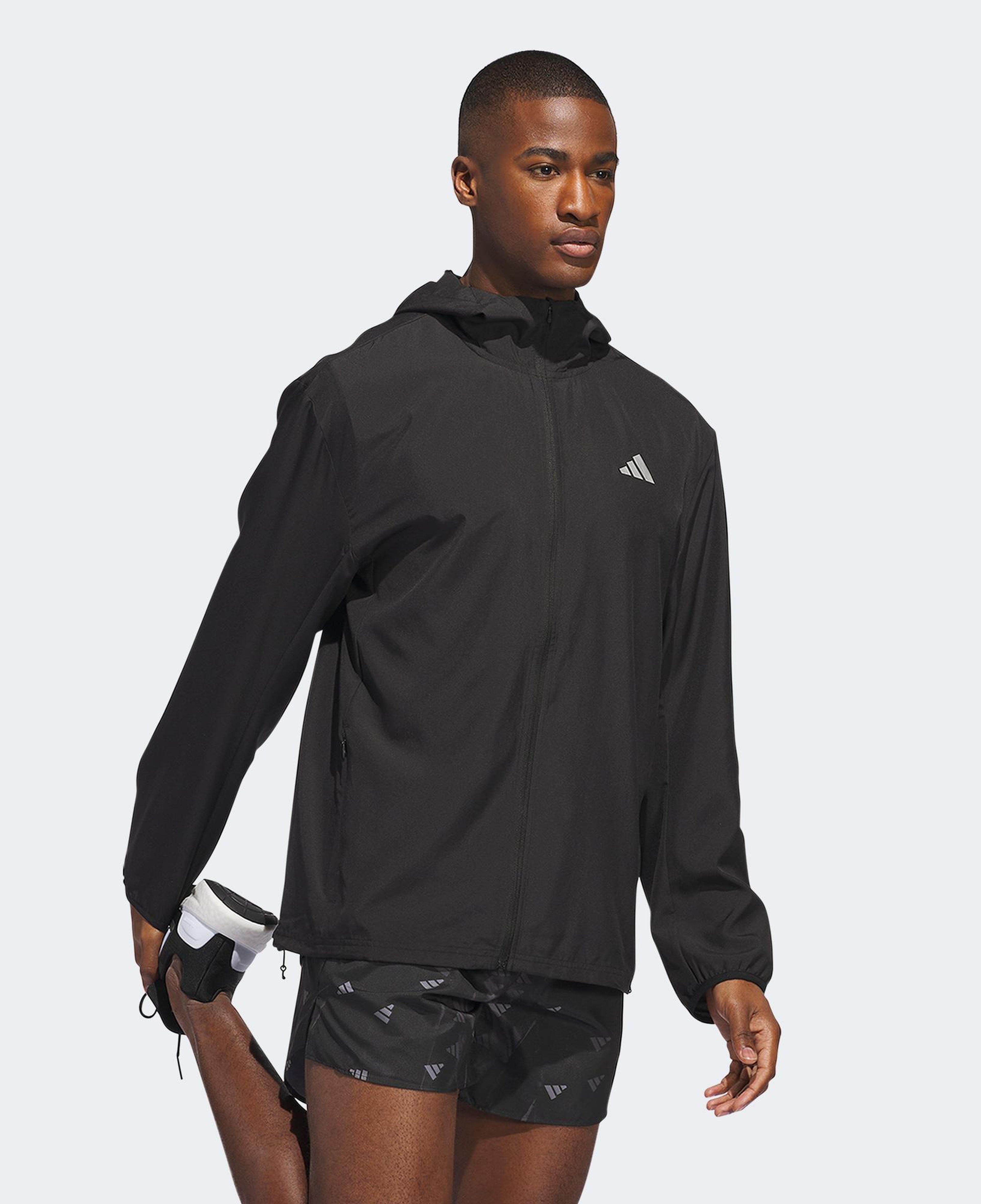 adidas Run It Jacket Erkek Siyah Koşu Ceketi