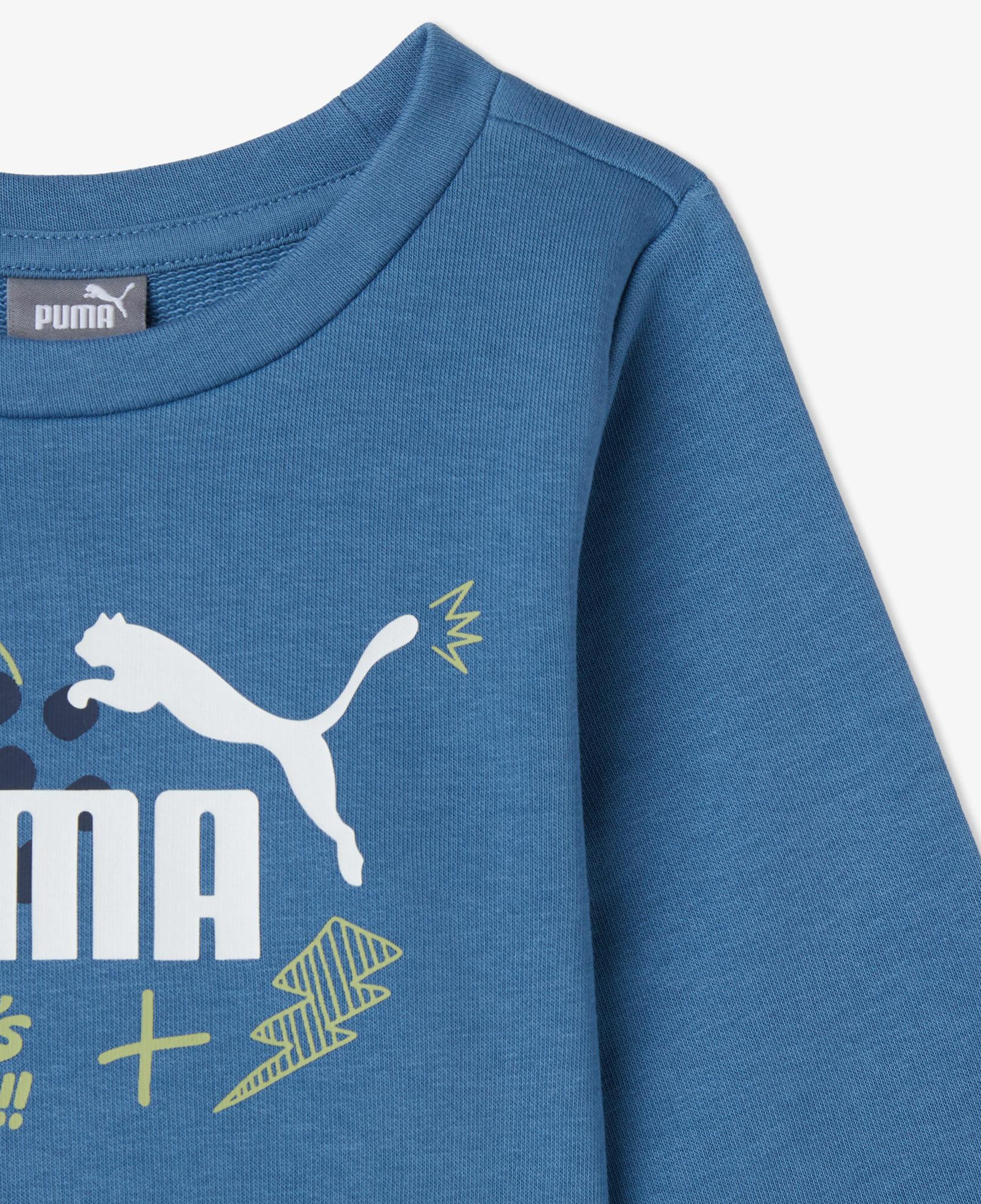 Puma Boxy Çocuk Mavi Eşofman Takımı
