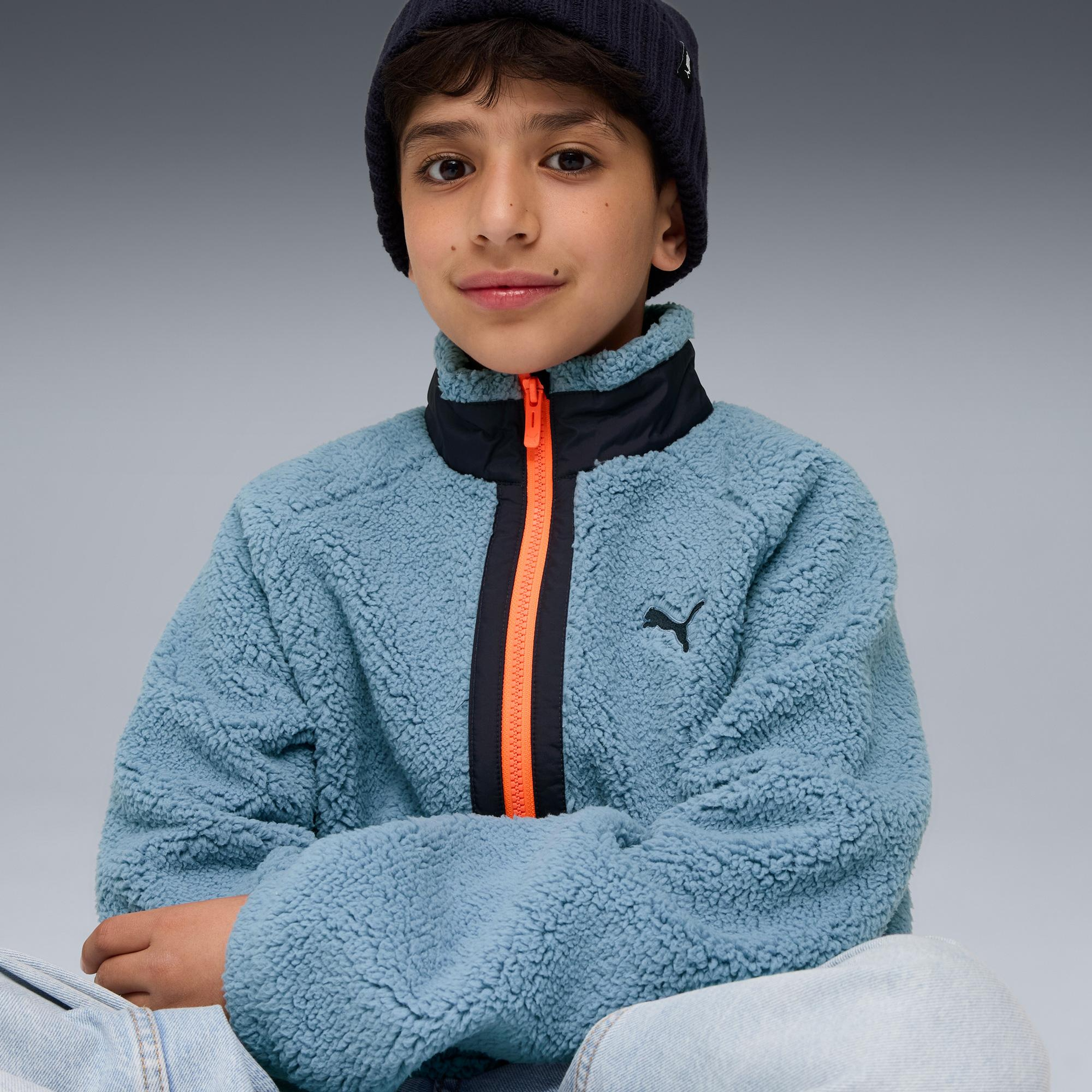 Puma Tech Çocuk Mavi Ceket