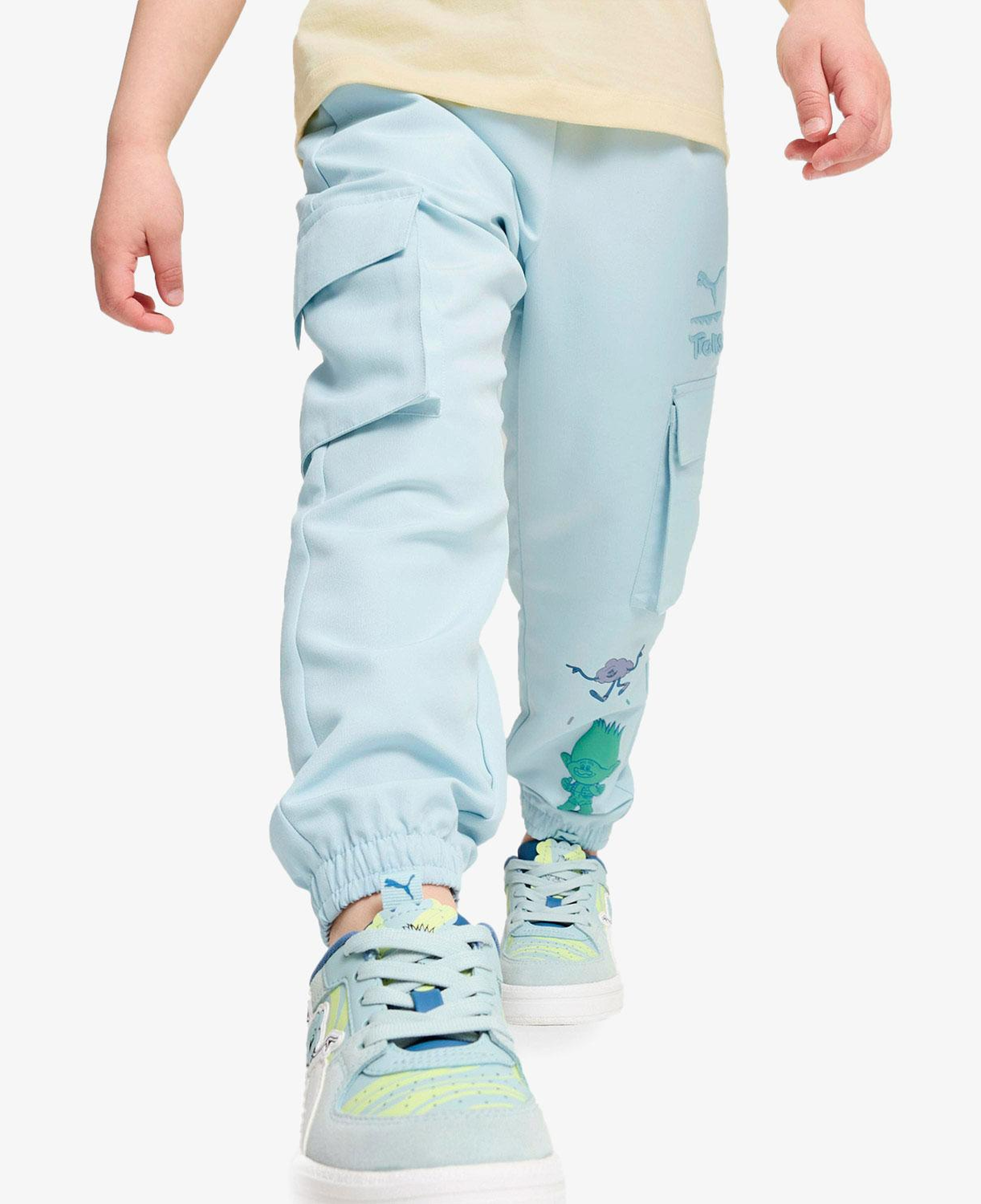 Puma X Trolls Cargo Çocuk Mavi Pantolon