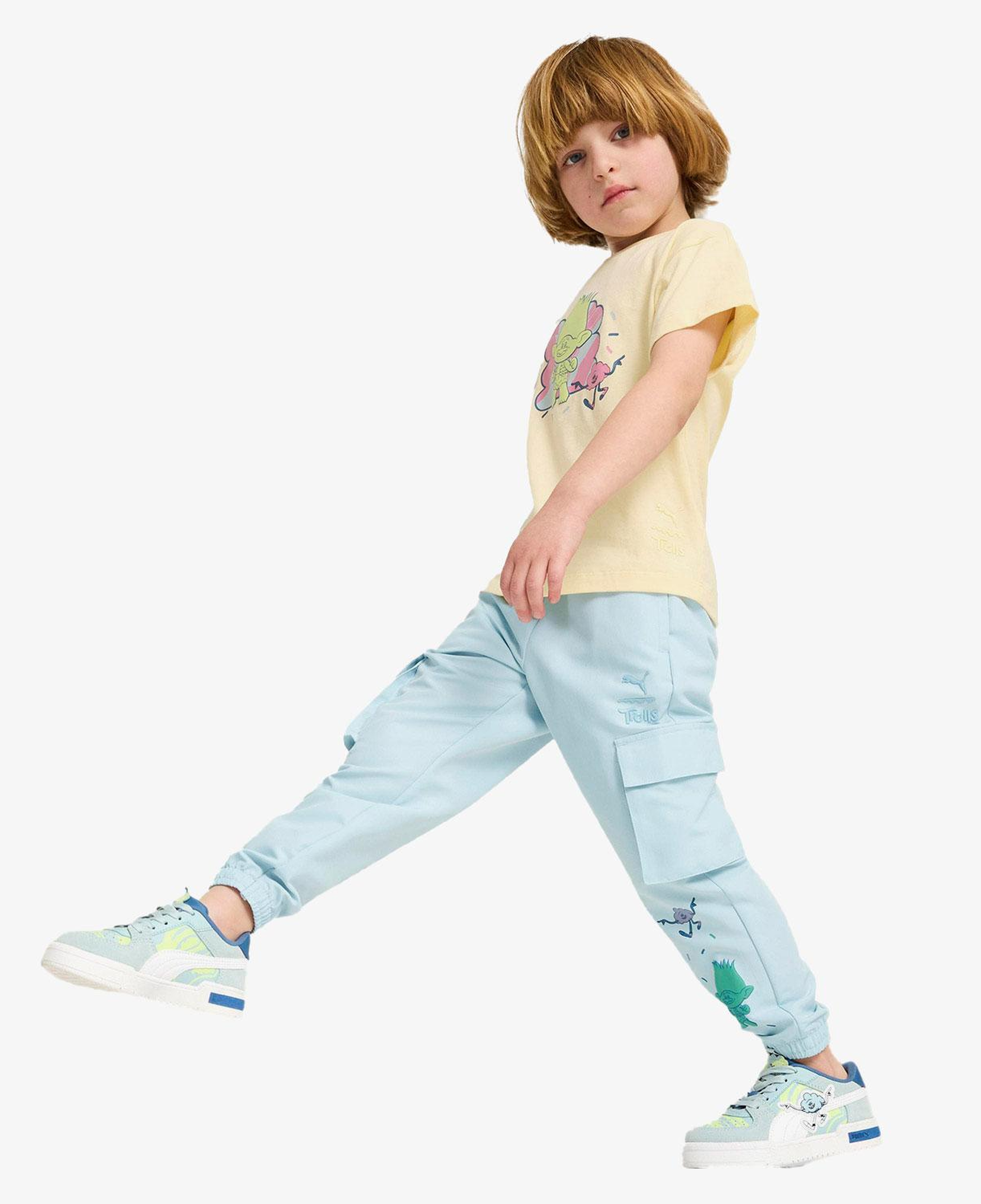 Puma X Trolls Cargo Çocuk Mavi Pantolon