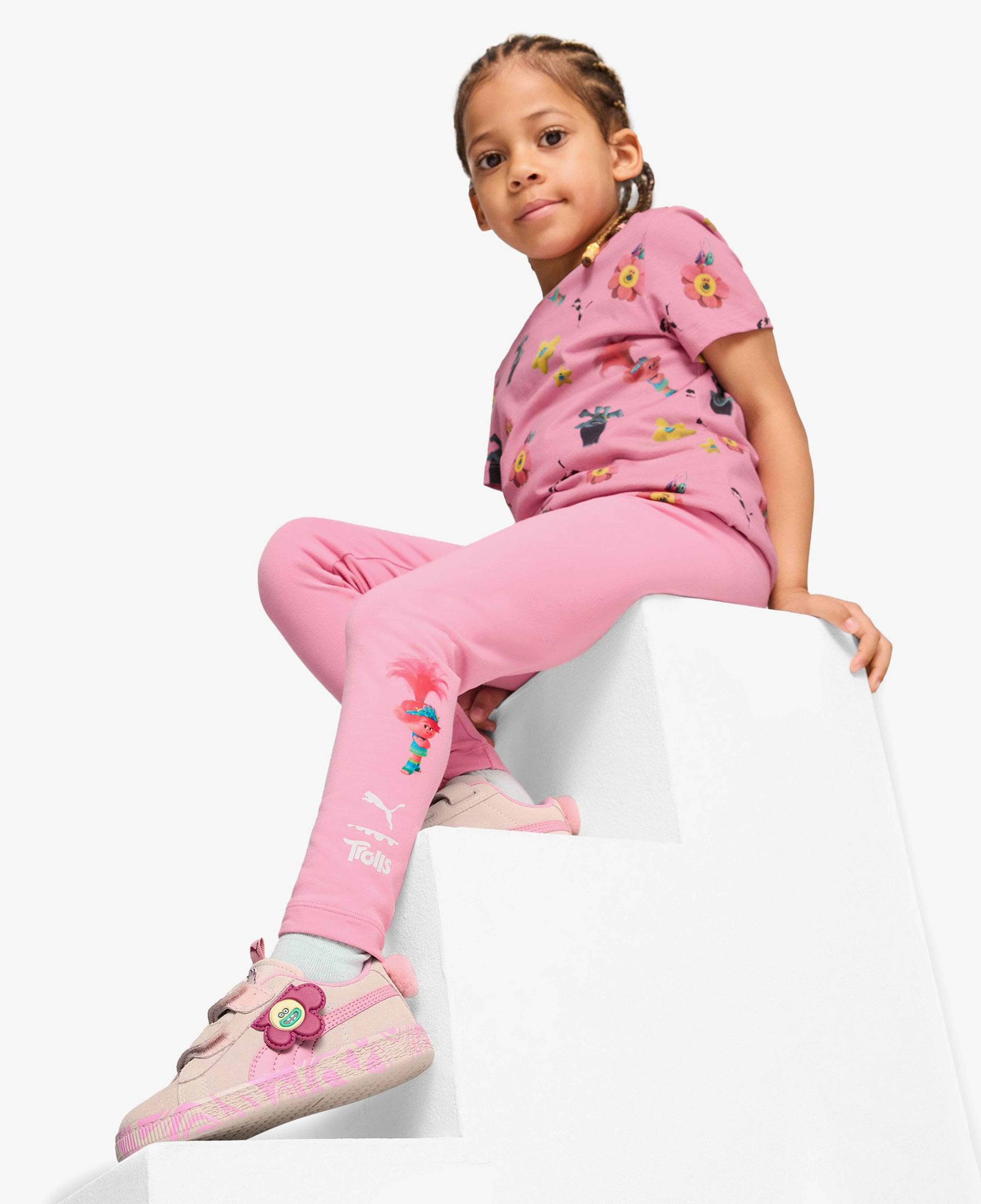 Puma X Trolls Leggings Çocuk Pembe Tayt