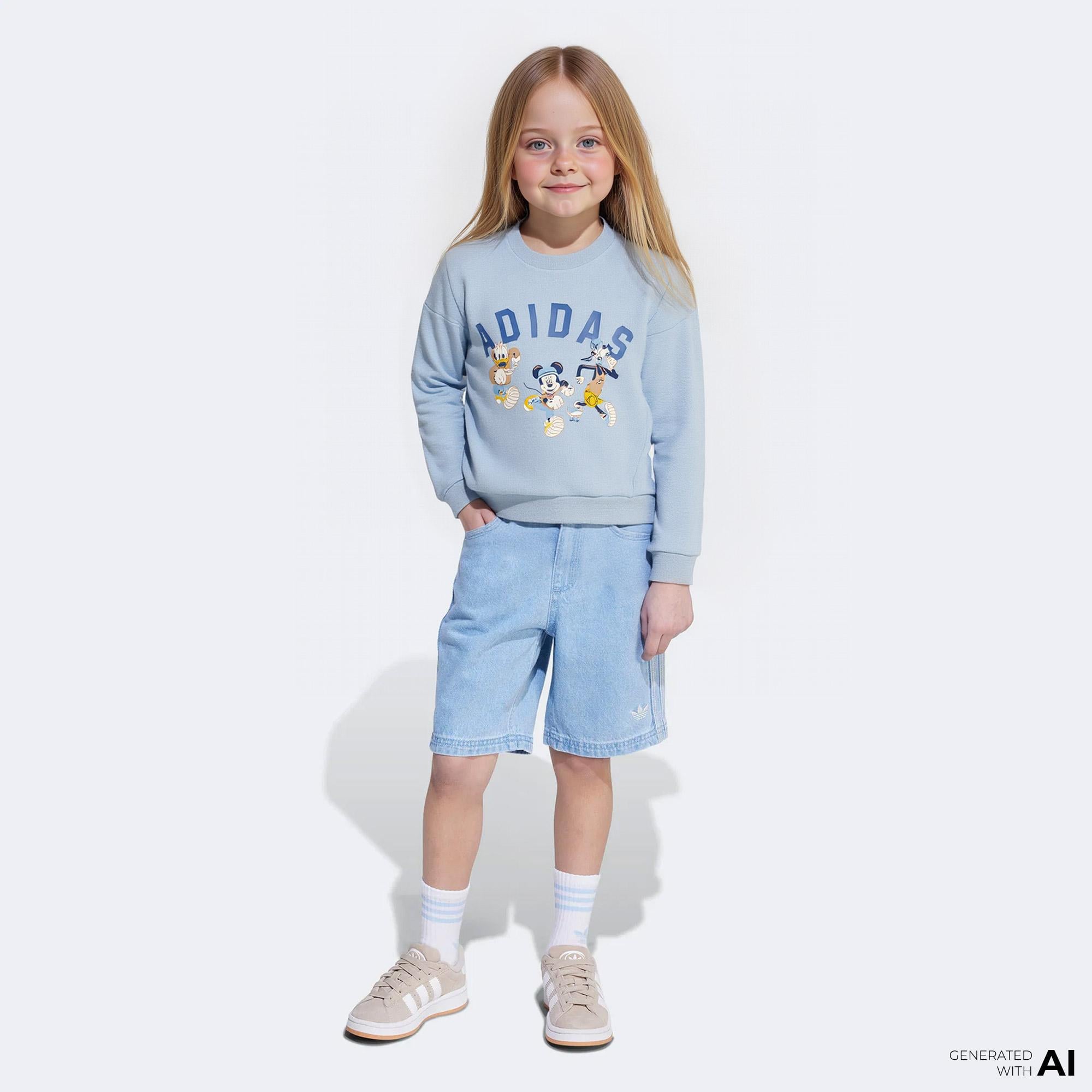 adidas X Disney Mickey Mouse Bebek Mavi Eşofman Takımı
