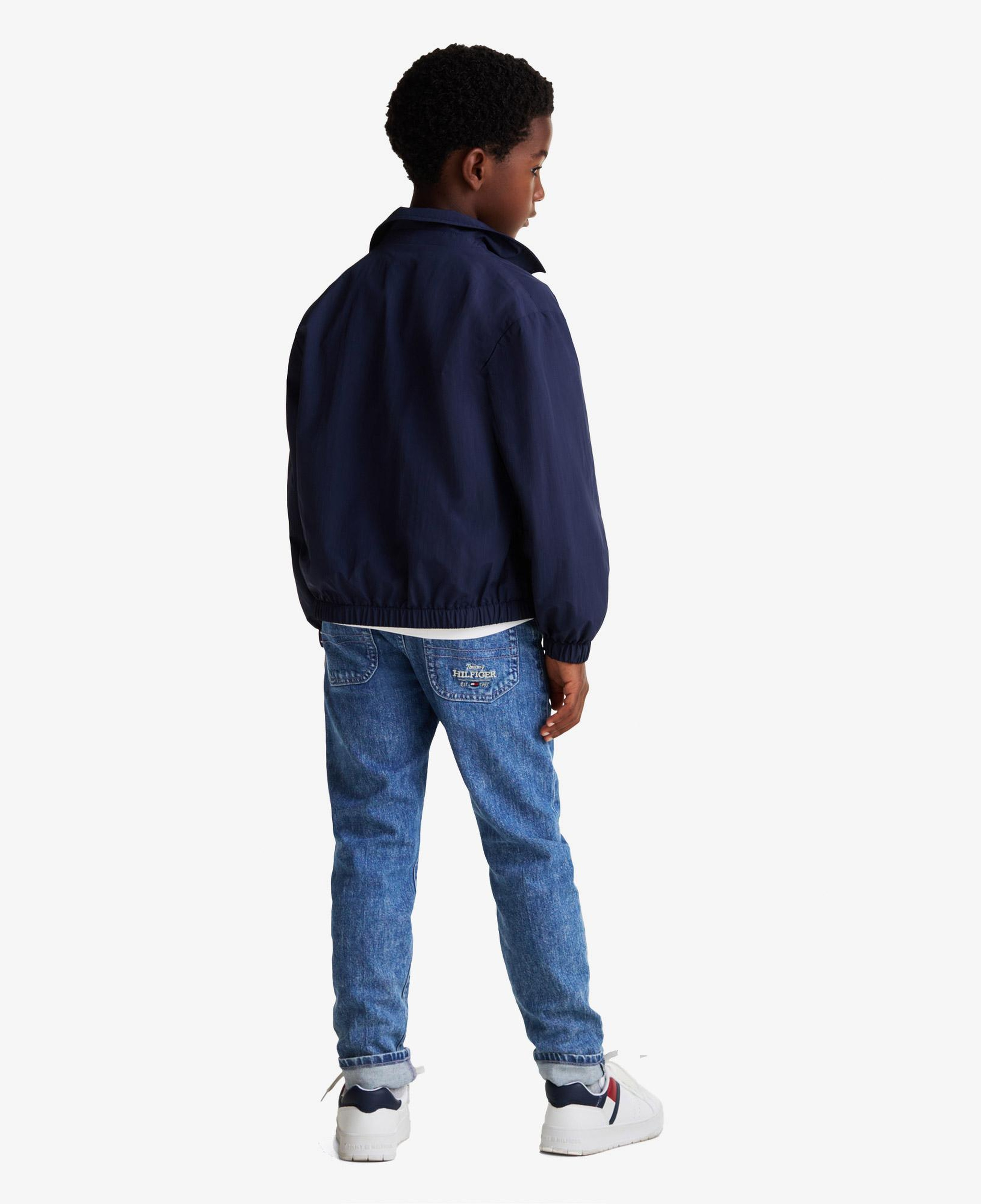 Tommy Jeans Logo Embroidery Çocuk Lacivert Ceket
