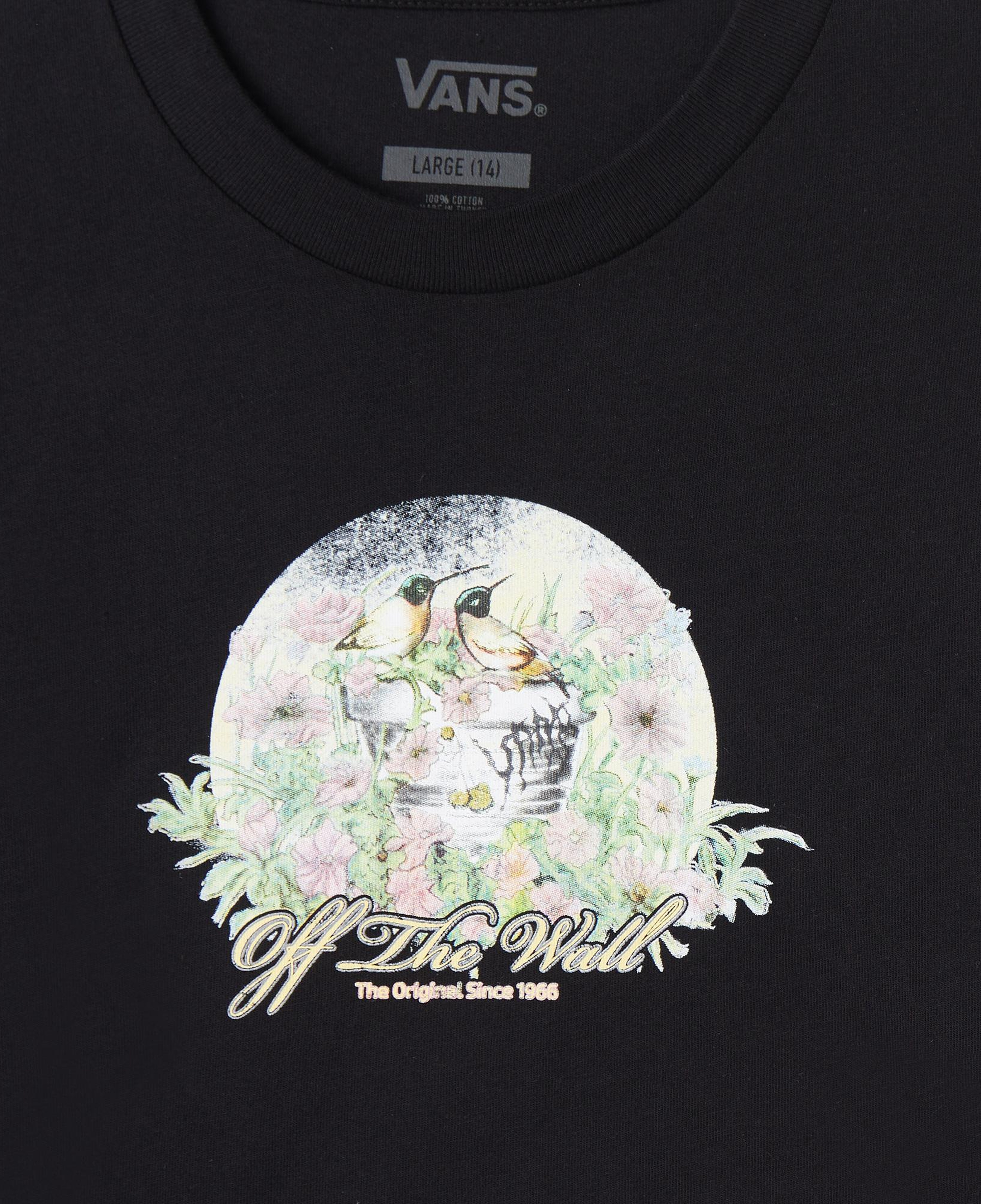 Vans Birdsong Relaxed Crop Ss Çocuk Siyah T-Shirt