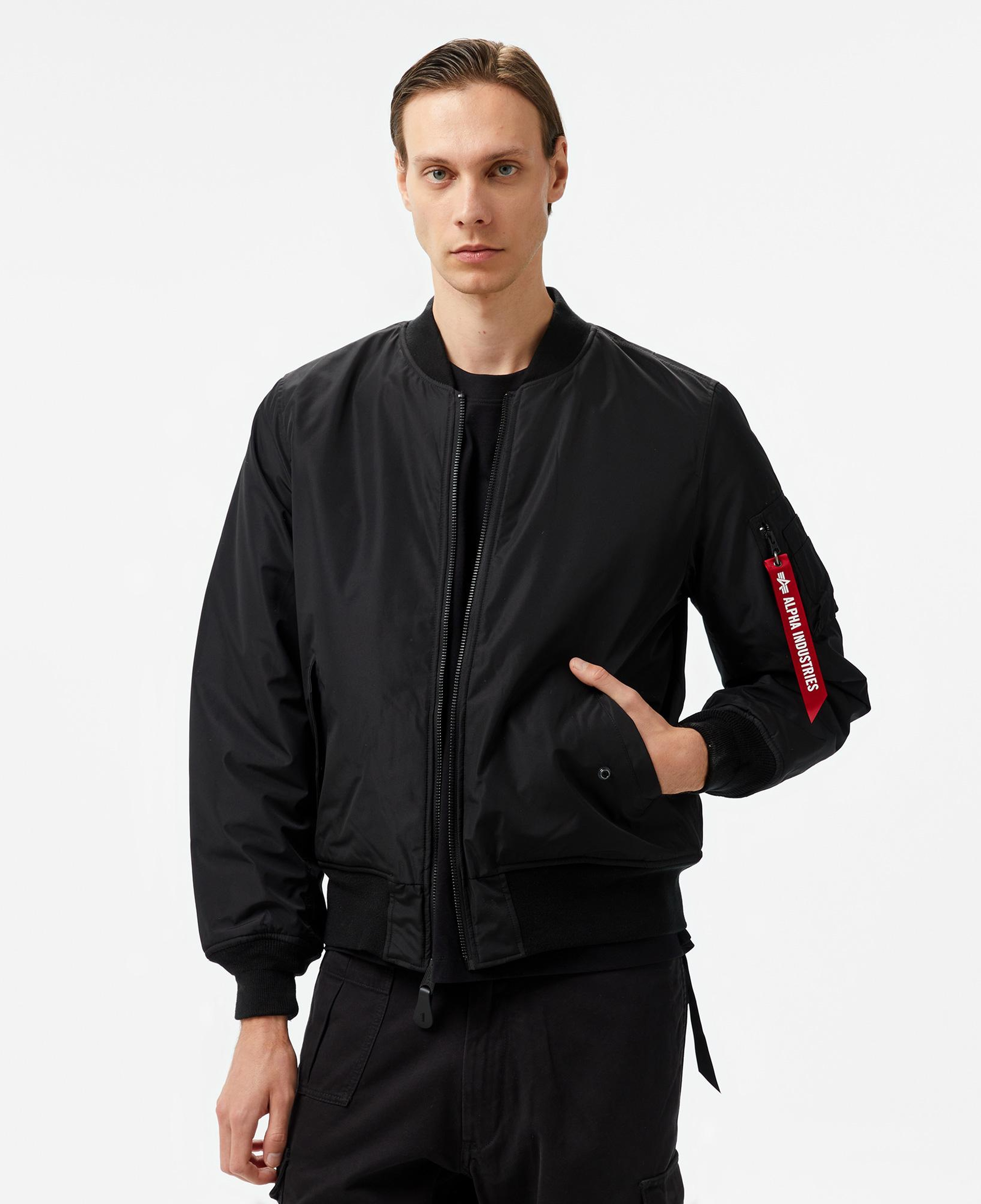 Alpha Industries Reversible Onion Quilted Ma-1 Flight Unisex Siyah Ceket