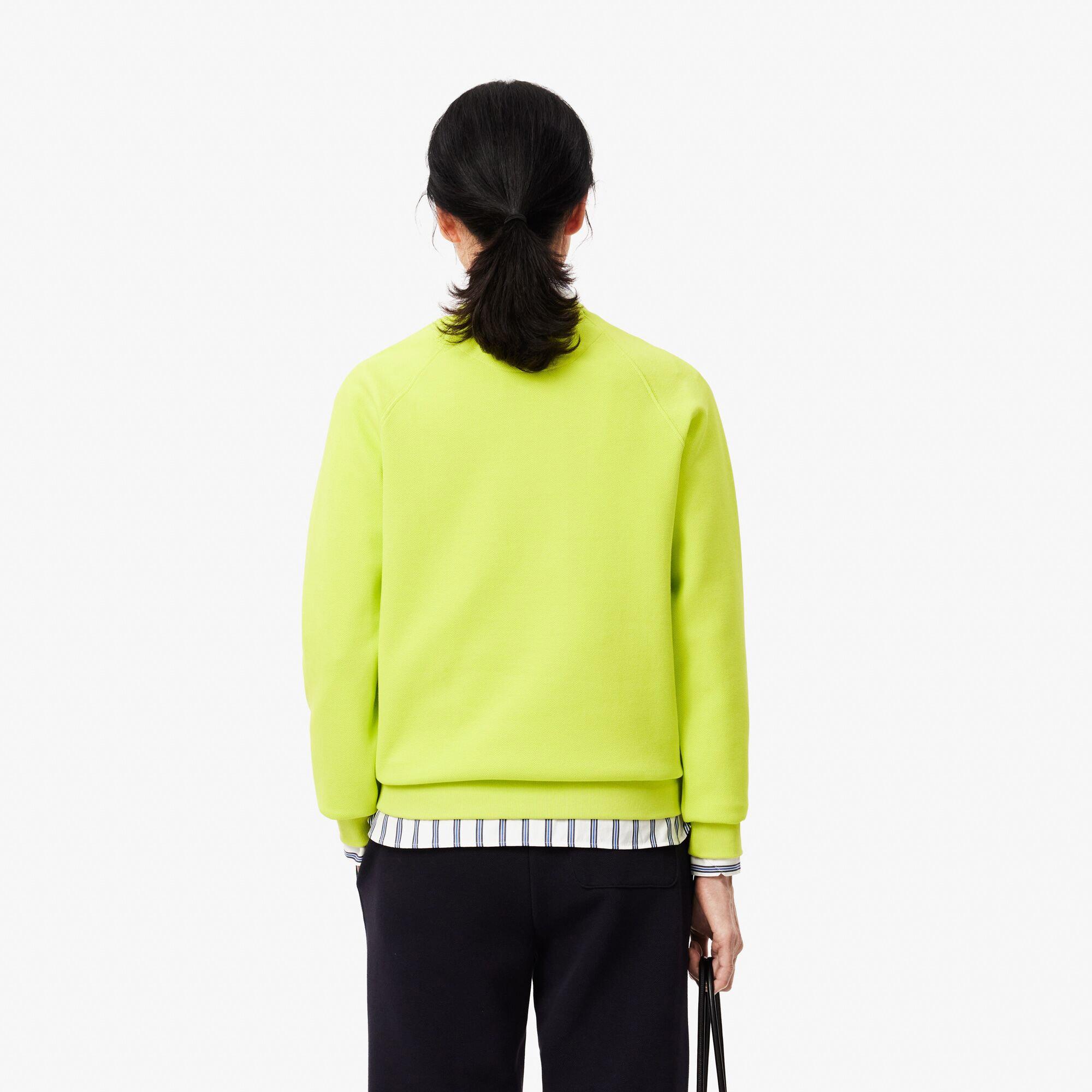 Kadın Regular Fit Bisiklet Yaka Sarı Sweatshirt