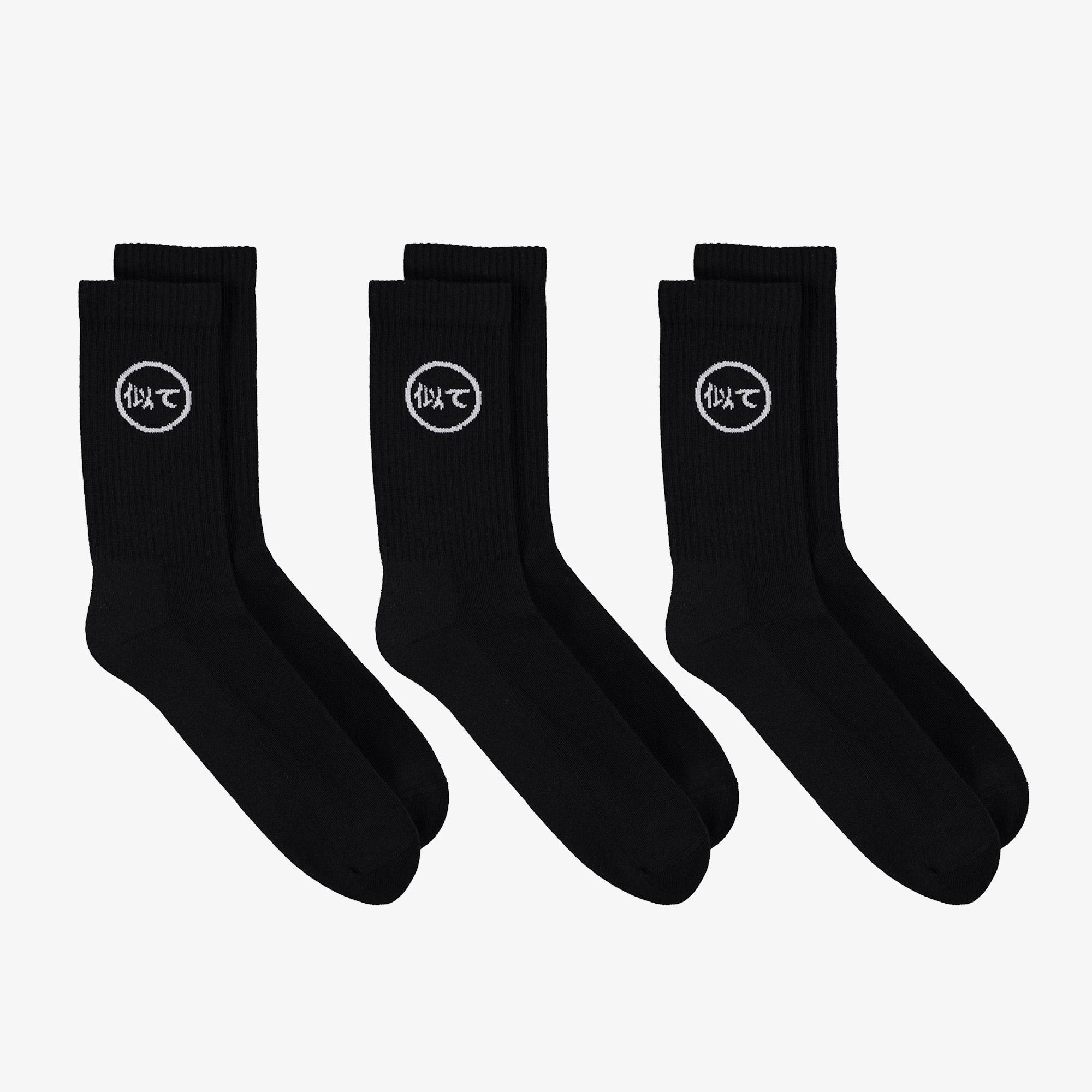 UNITED4 Classic Unisex Siyah Çorap