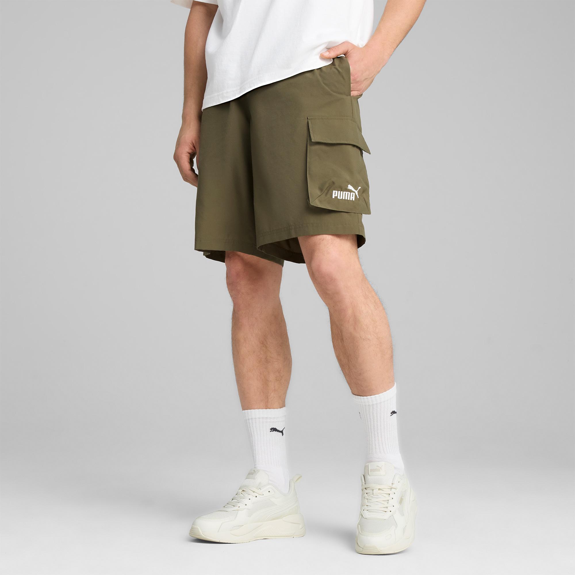 Puma Essentials Erkek Yeşil Şort
