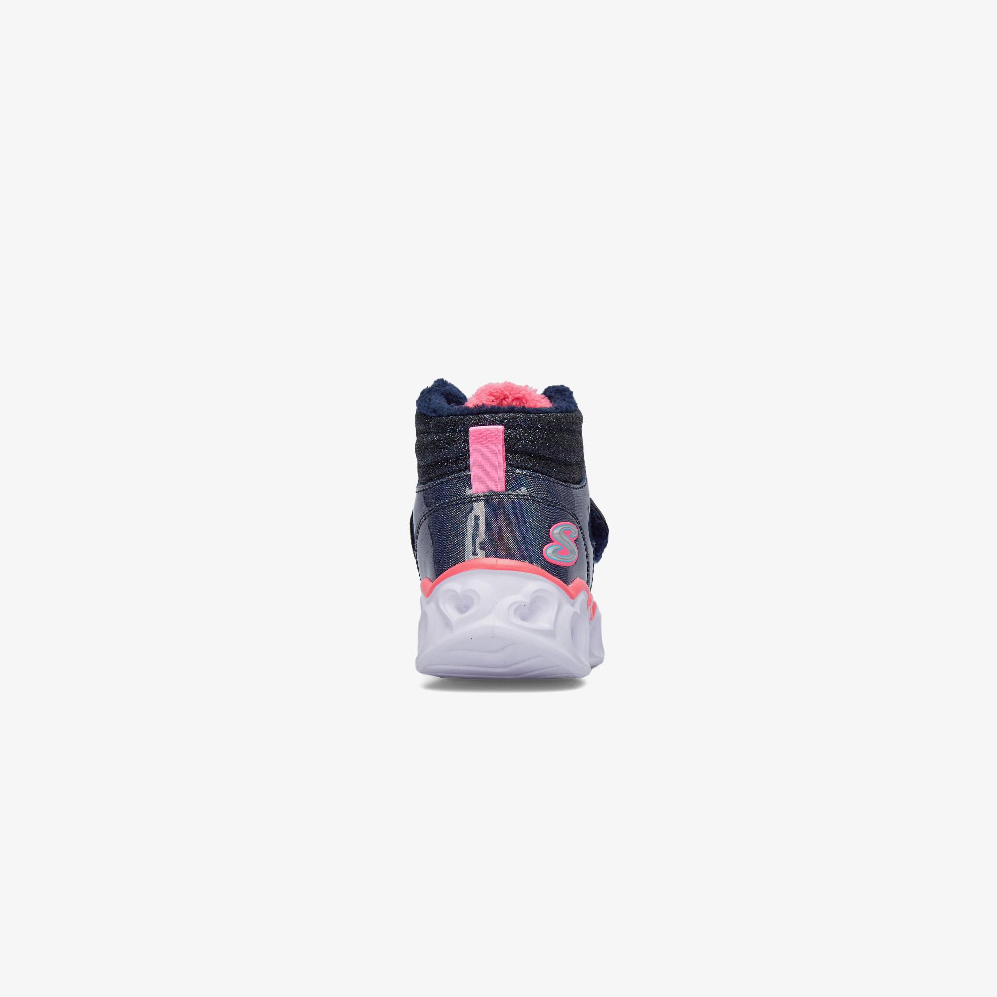 Skechers Heart Lights-Brilliant Rainbow Işıklı Çocuk Lacivert Spor Ayakkabı