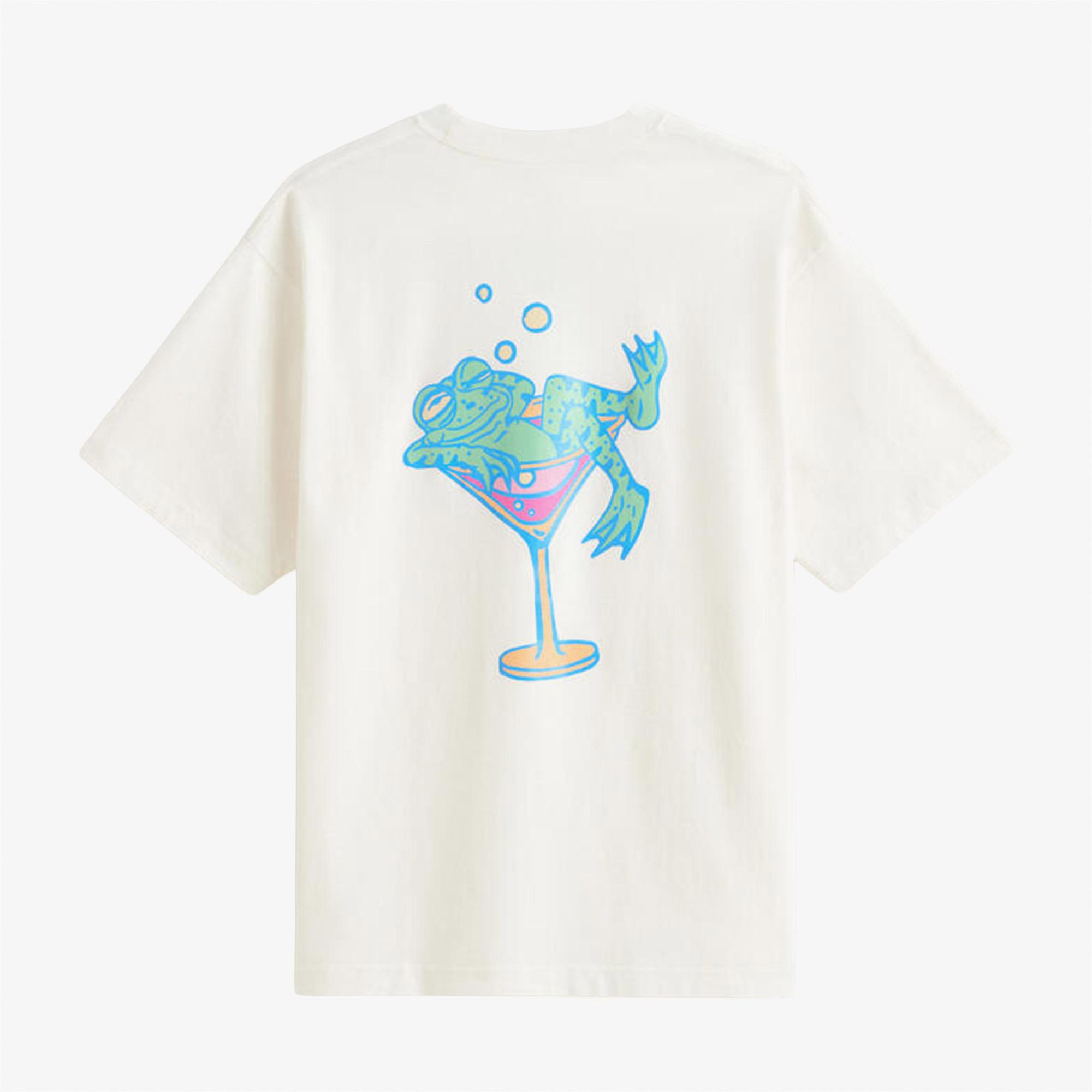 Vans Bar Hopper Erkek Beyaz T-Shirt