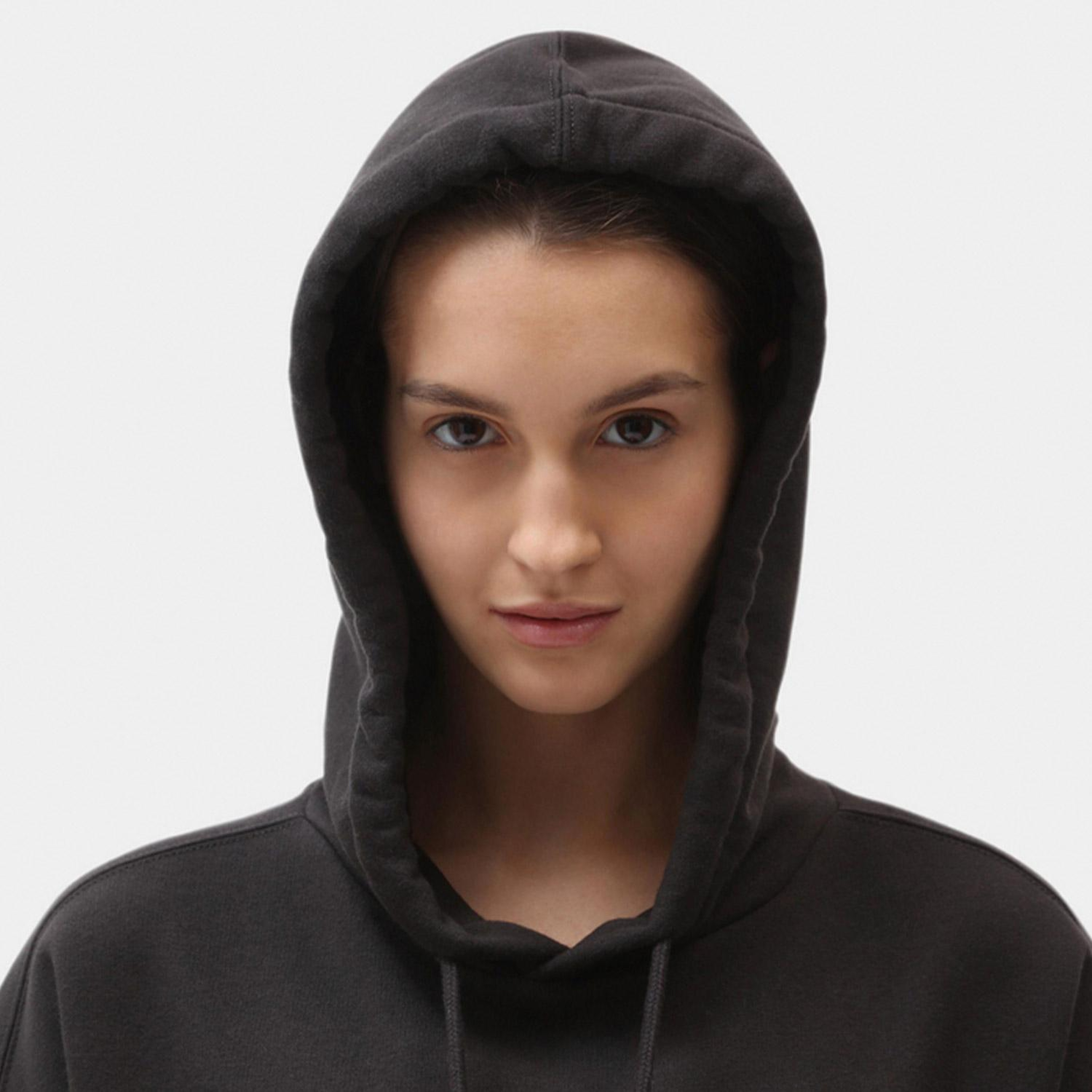Dickies Oakport Cropped Kadın Siyah Hoodie