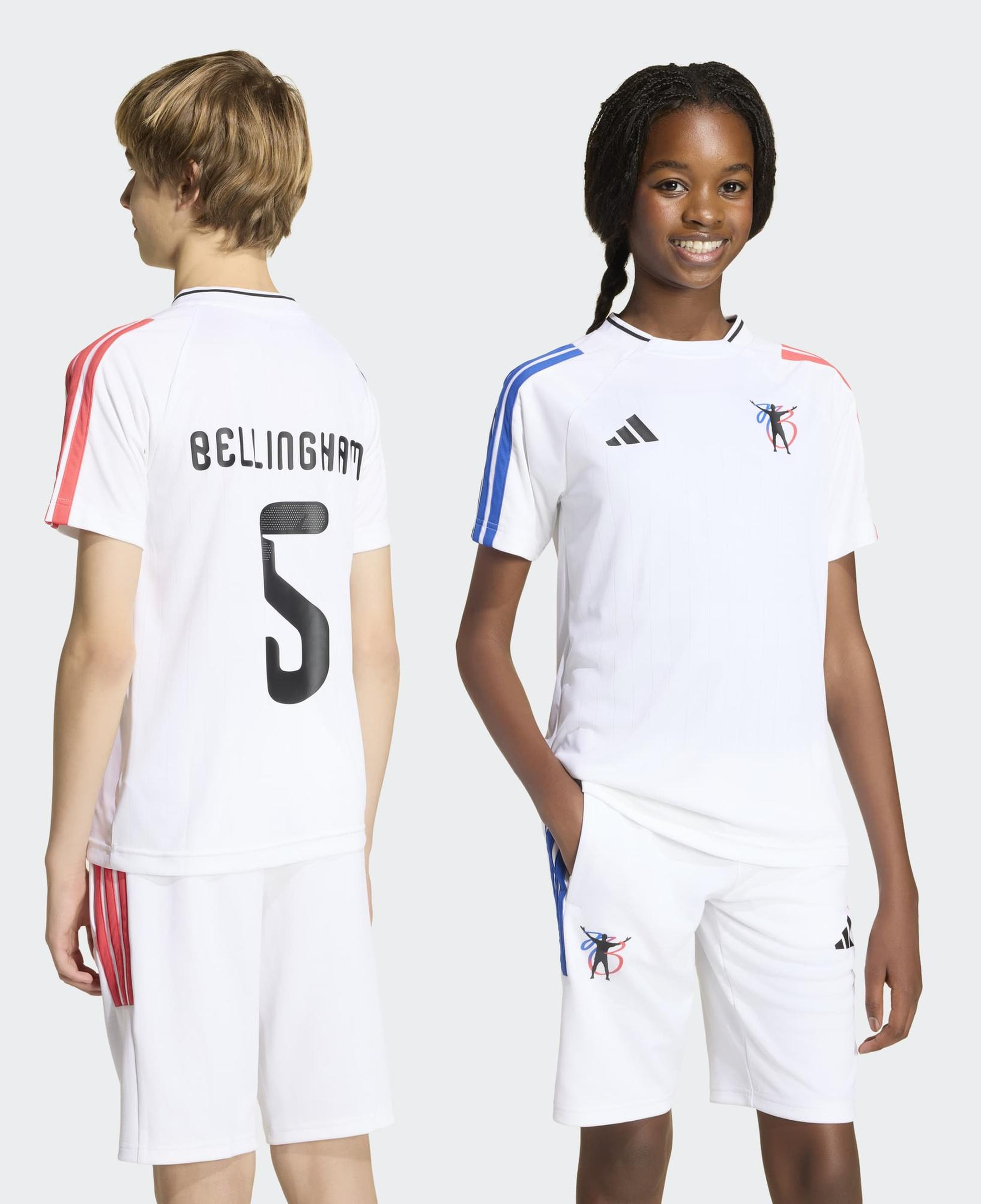 adidas Jude Bellingham Training Çocuk Beyaz T-Shirt