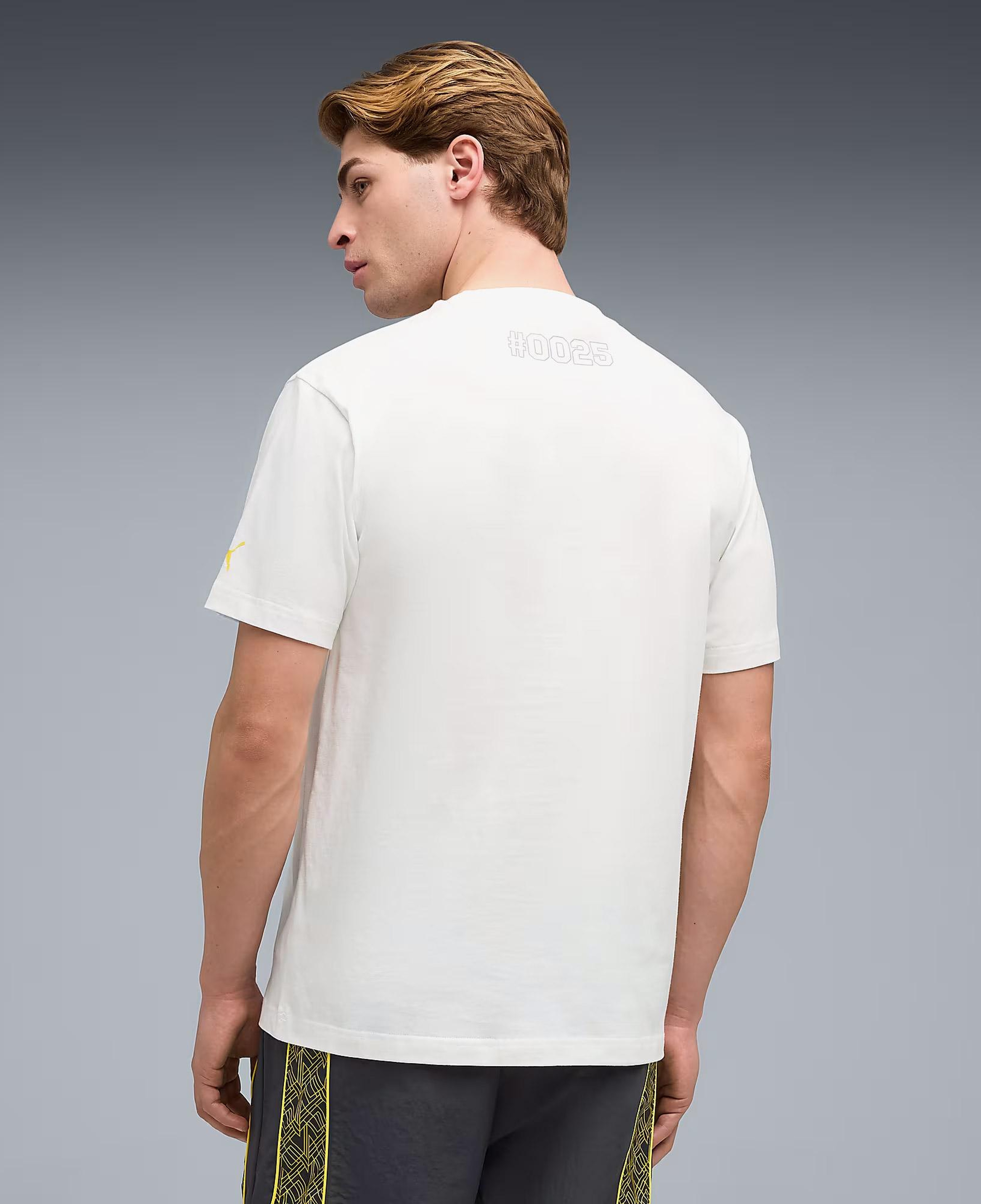 Puma X Pokemon Graphic Erkek Beyaz T-Shirt