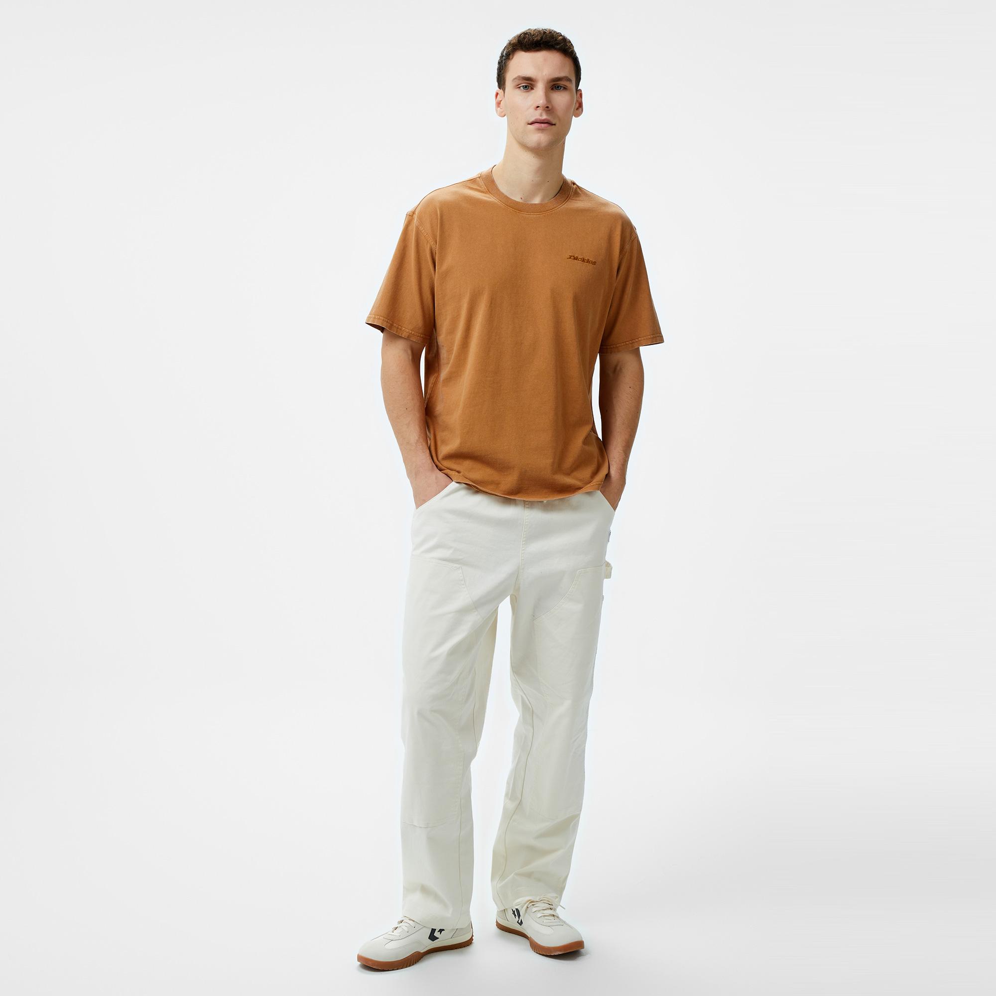 Dickies Plentywood SS Kahverengi Erkek T-Shirt