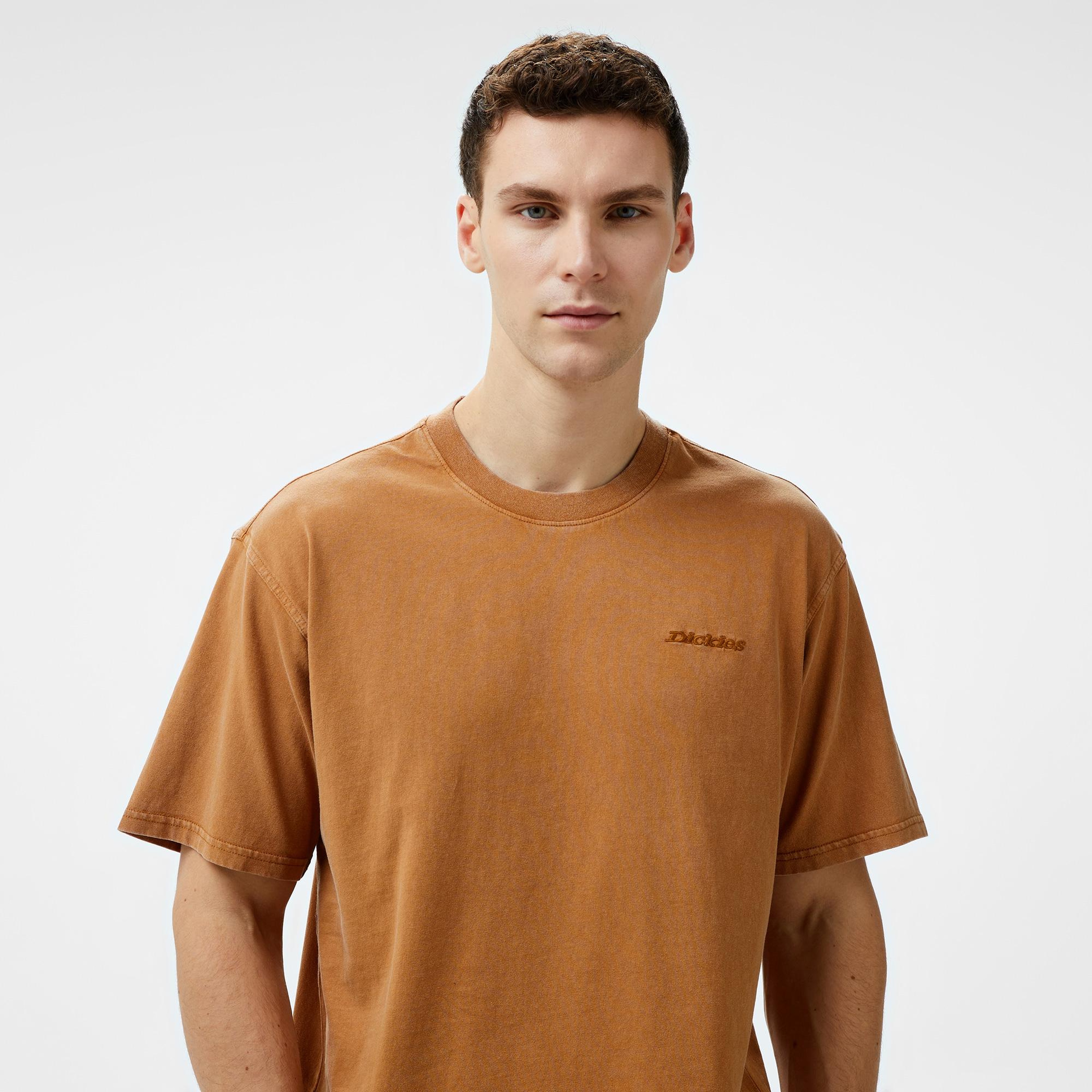 Dickies Plentywood SS Kahverengi Erkek T-Shirt