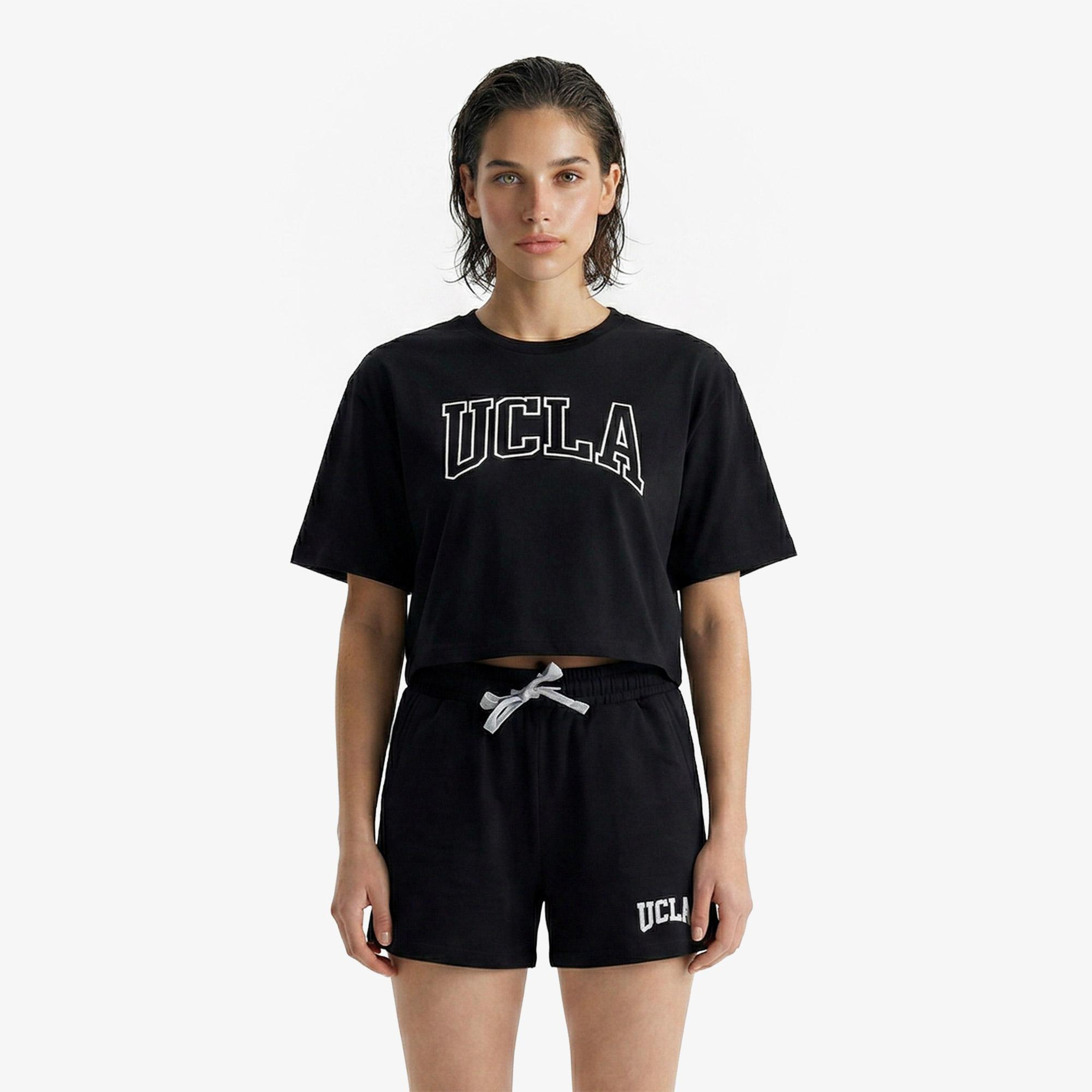 Ucla Helena Kadın Siyah T-Shirt